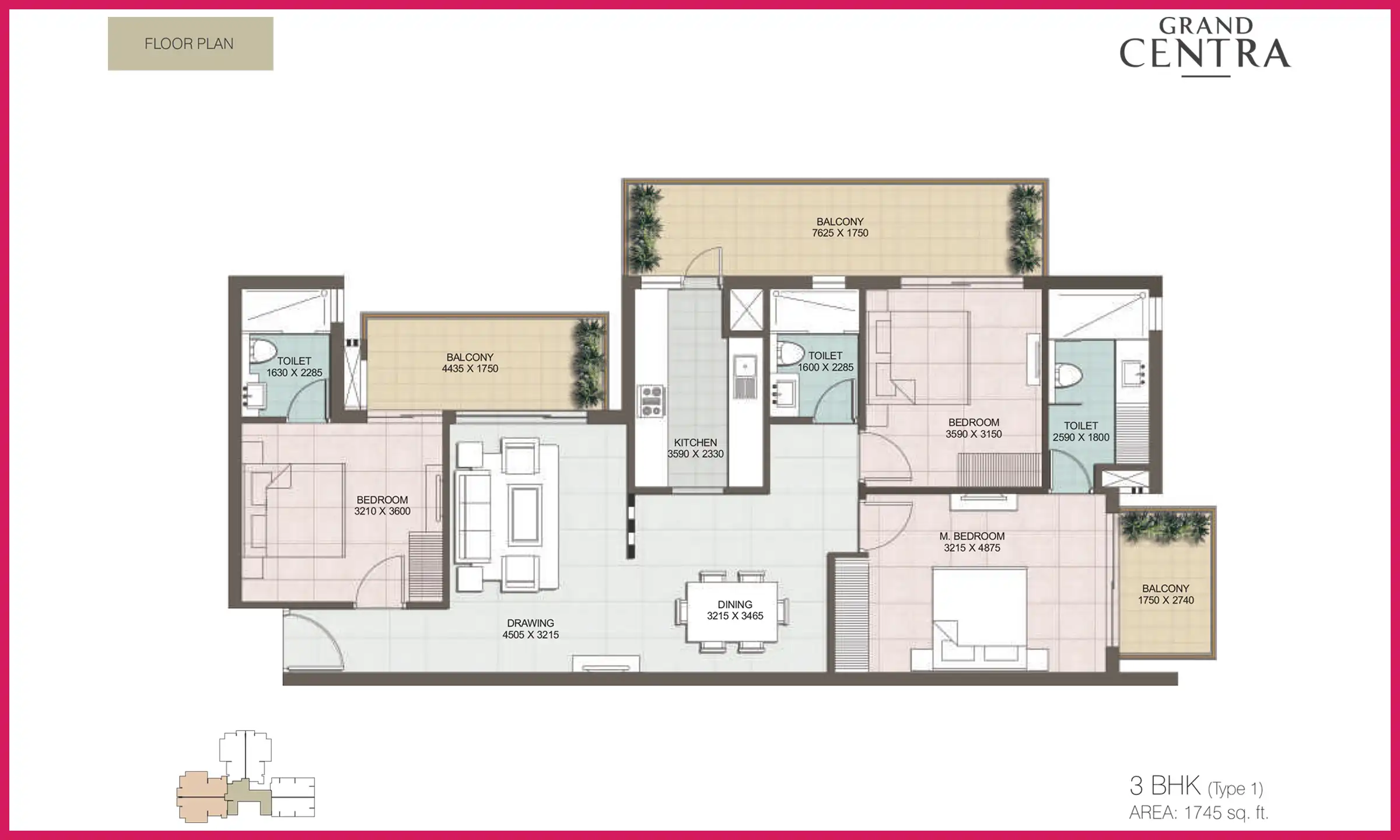 1745 Sqft