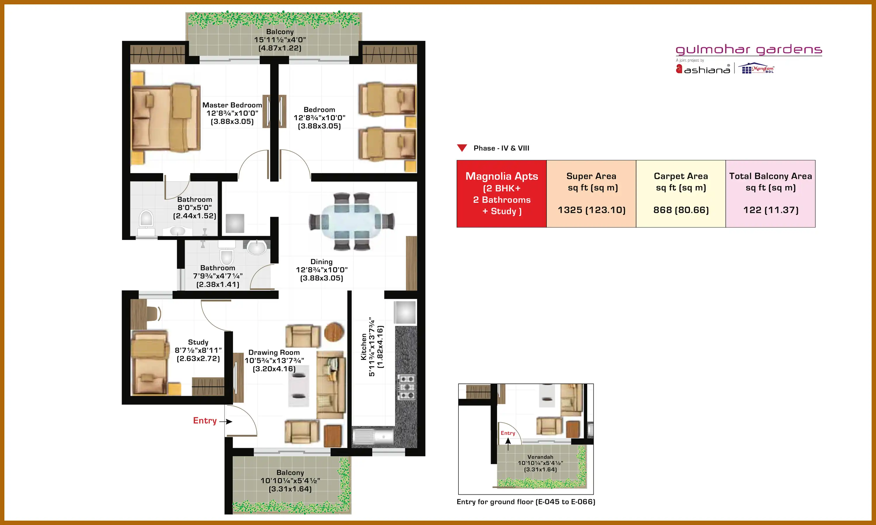1325 Sqft
