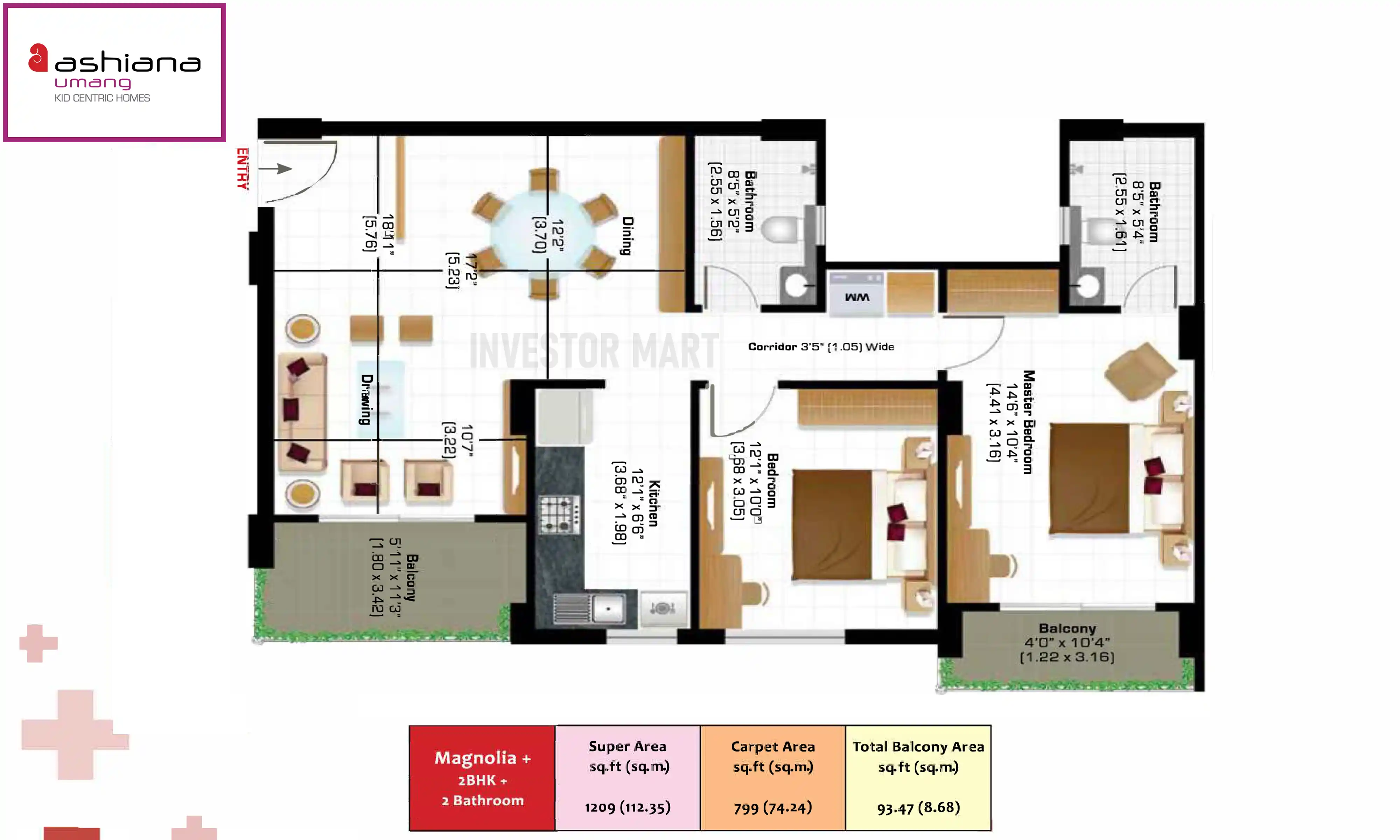 1209 Sqft