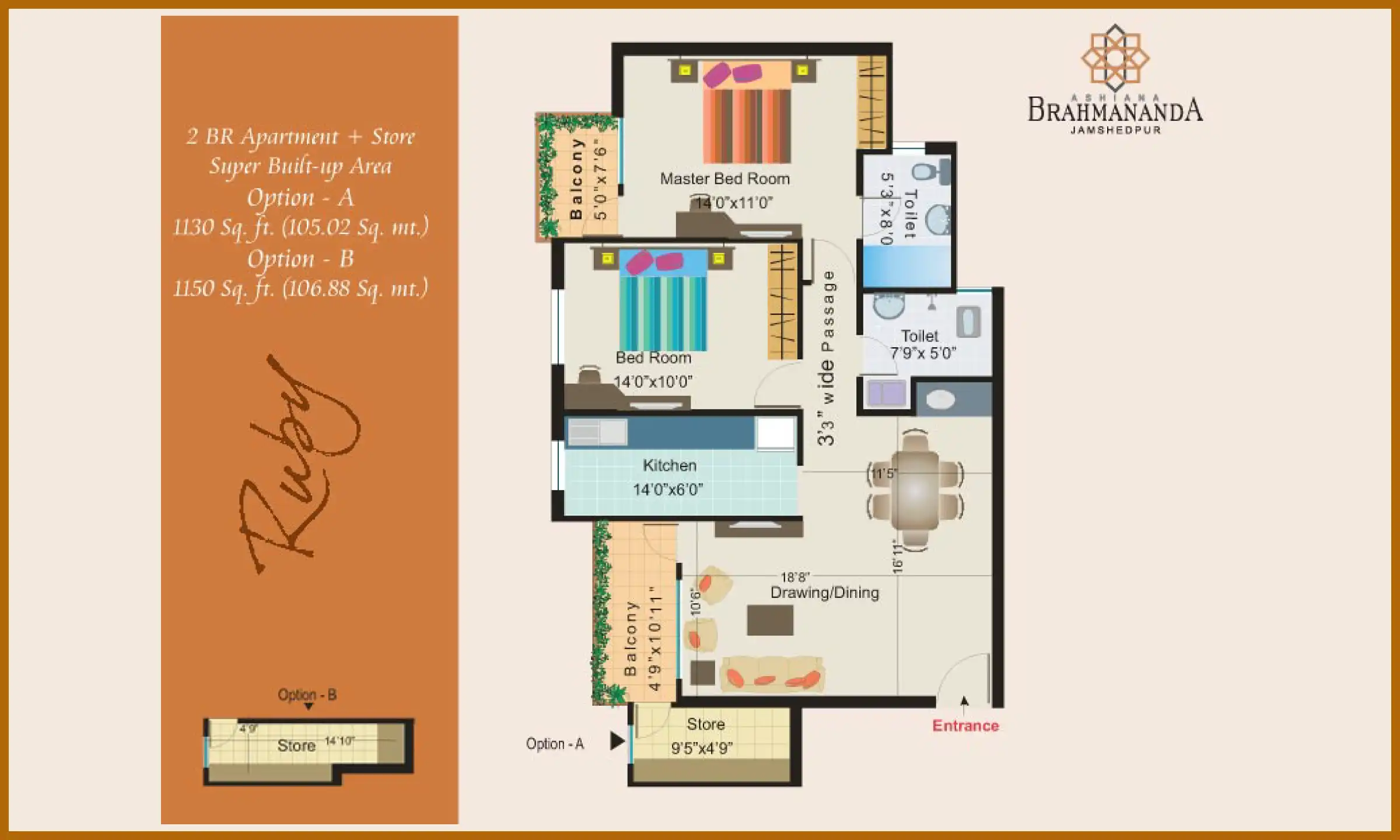 1150 Sqft