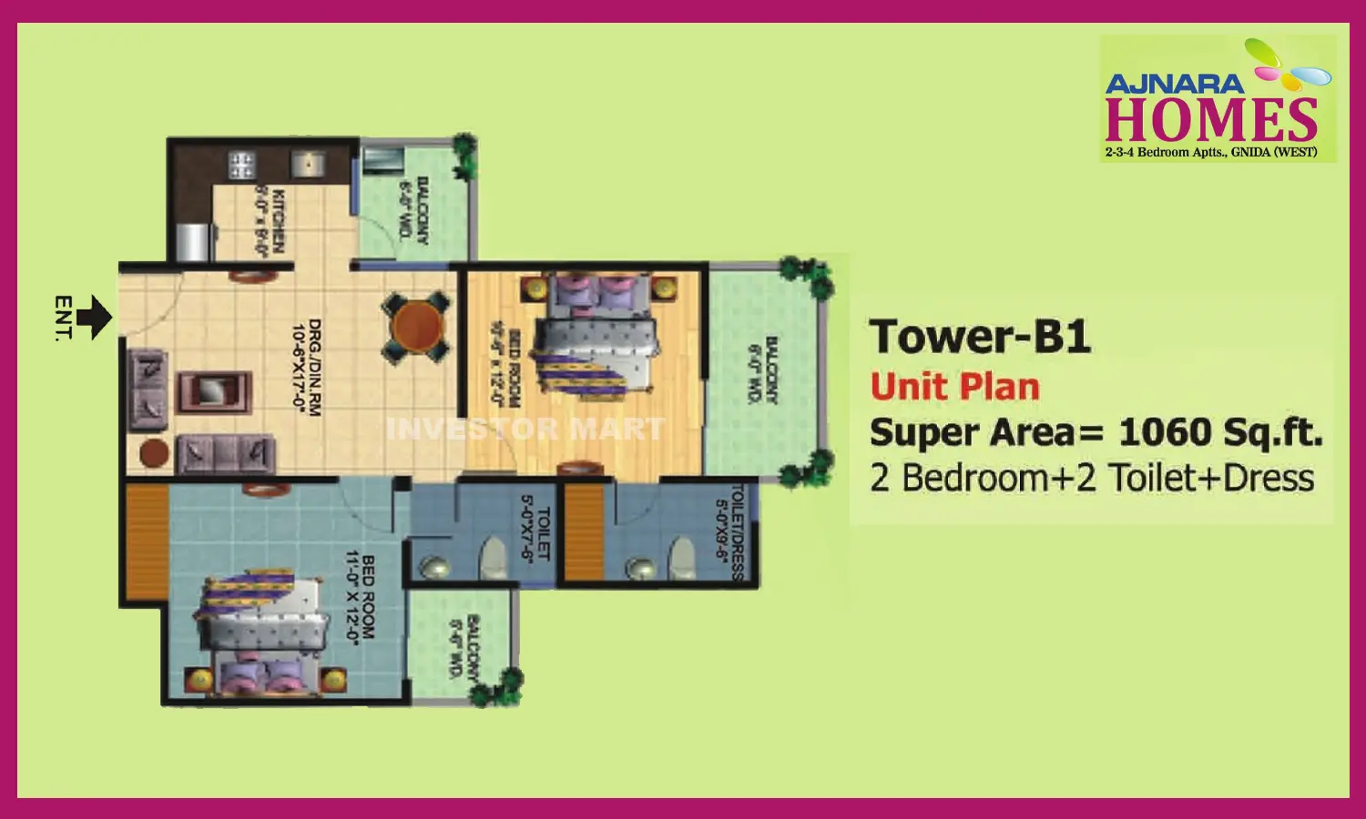 1060 Sqft