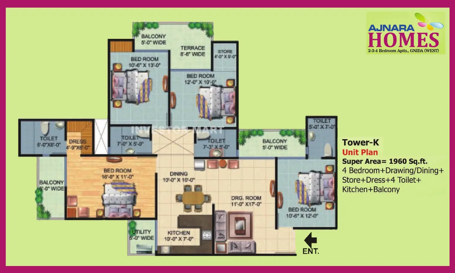 1960 Sqft