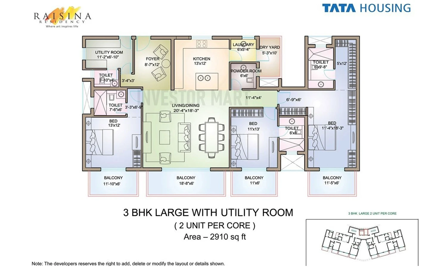 2910 Sqft