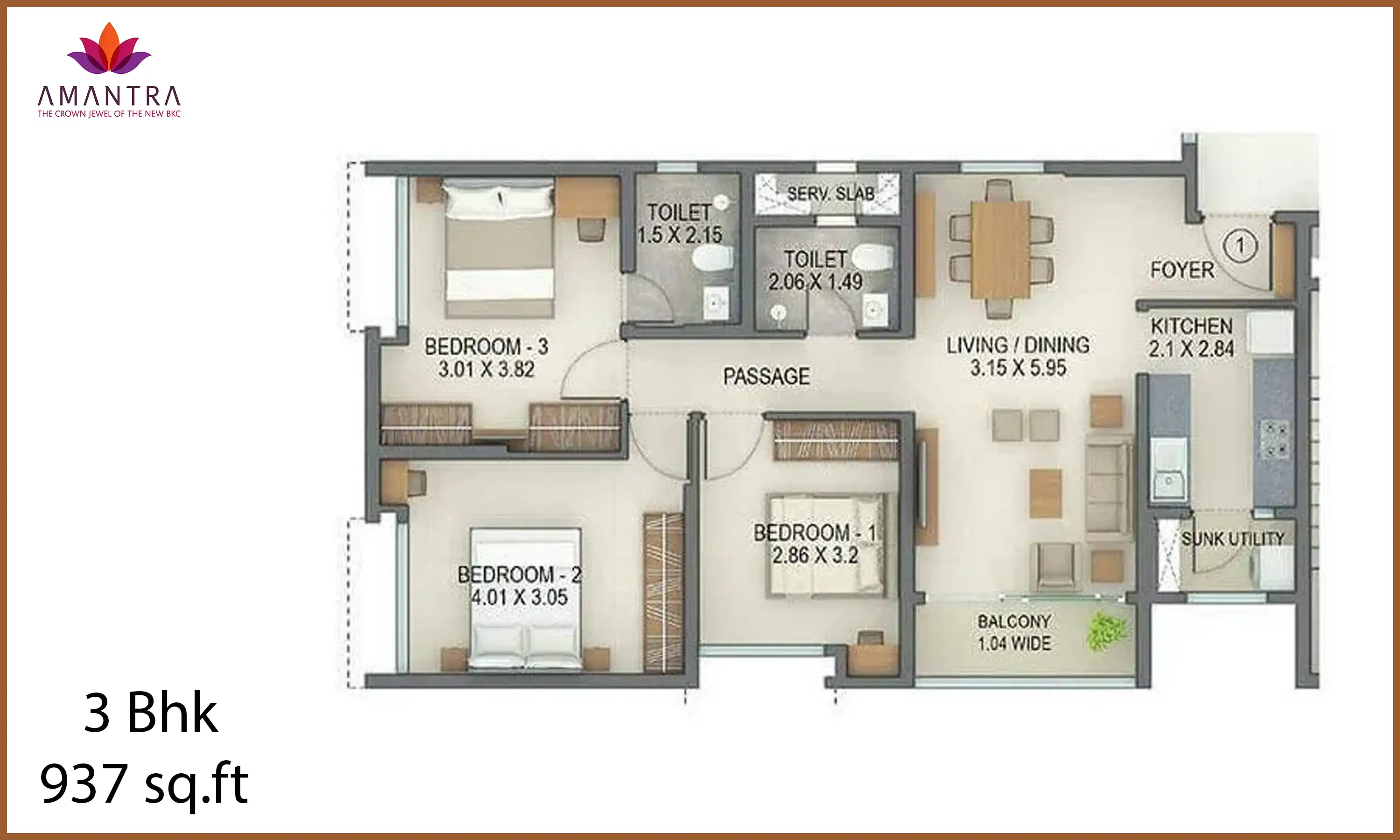 937 Sqft
