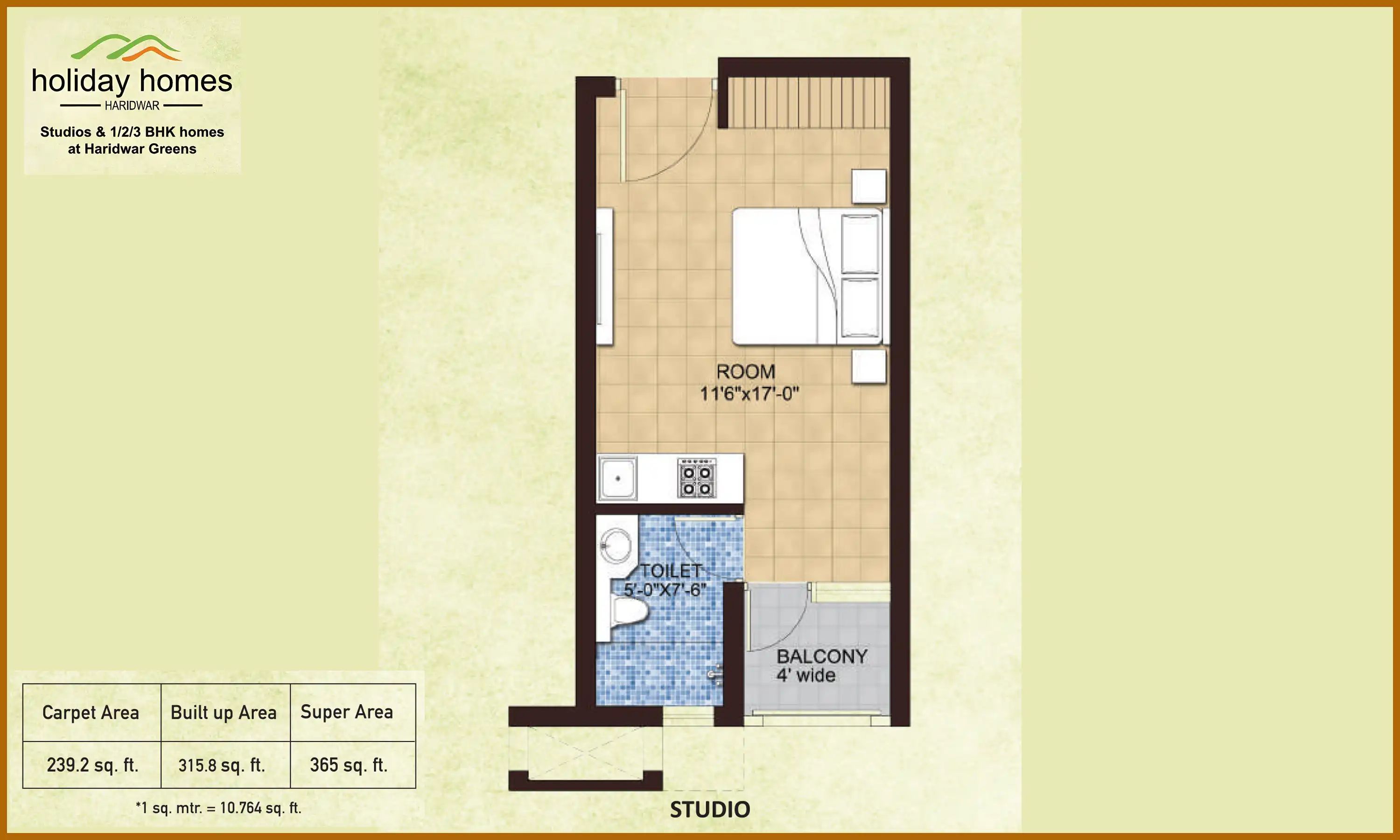 365 Sqft