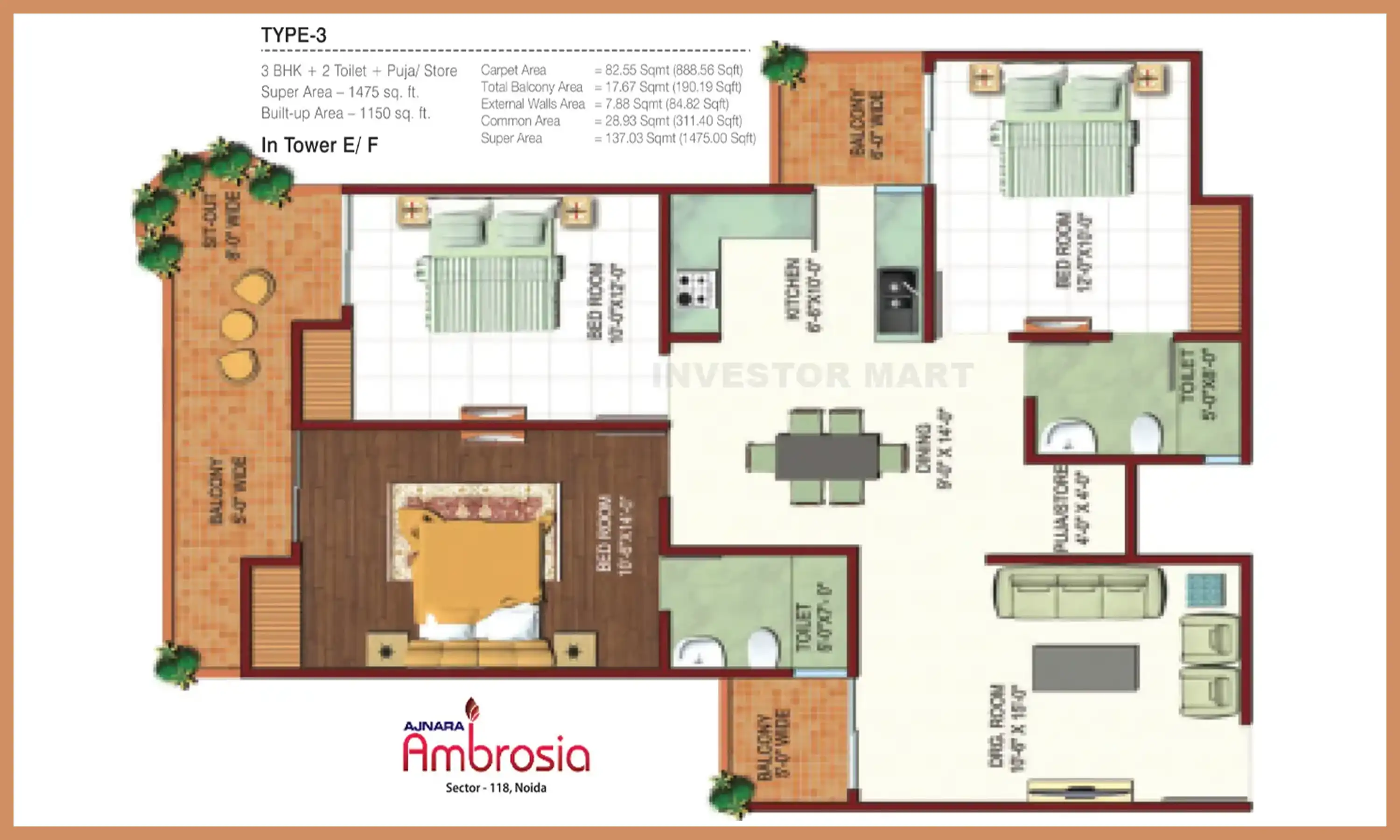 1475 Sqft