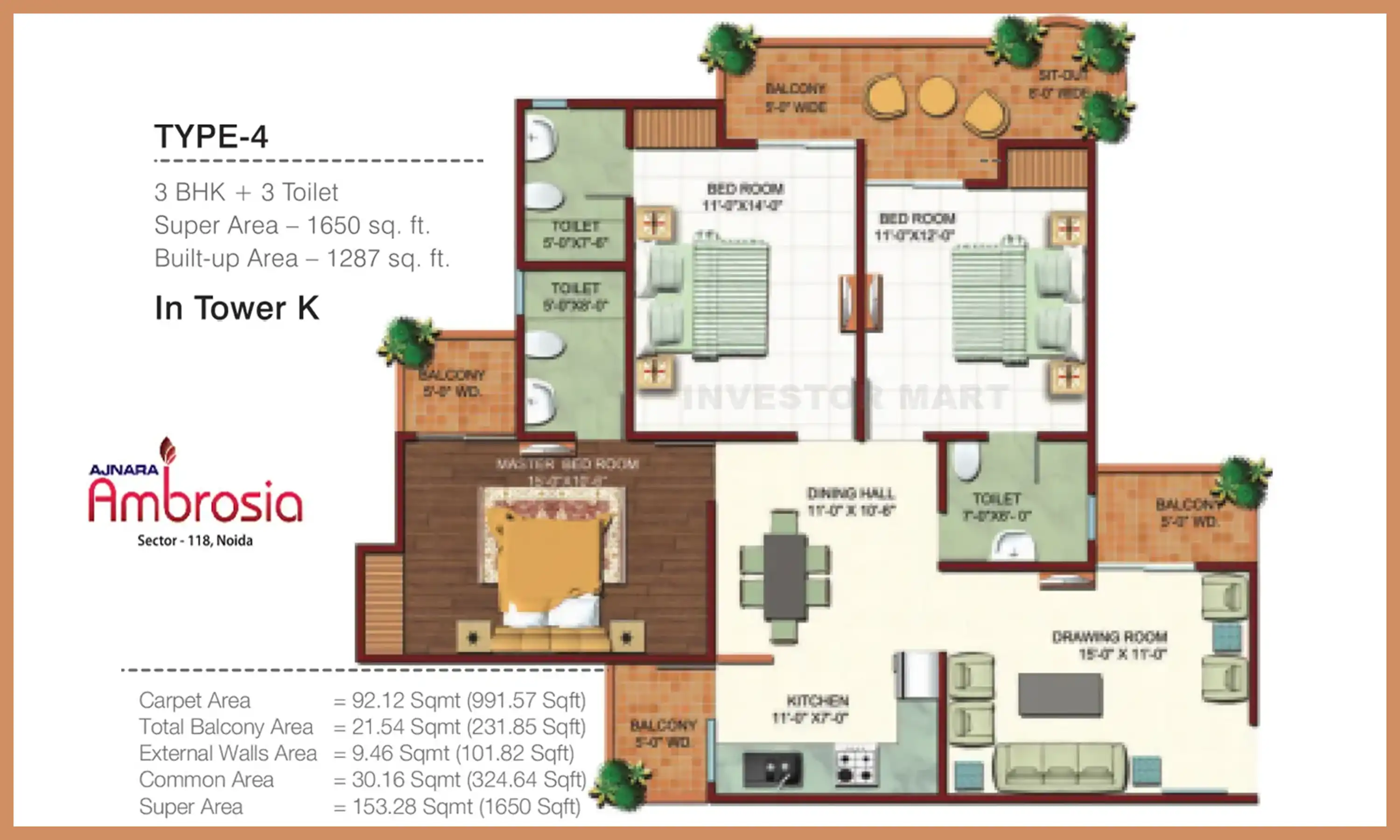 1650 Sqft