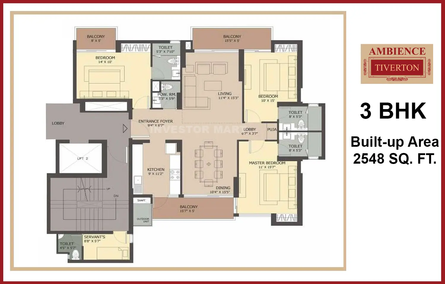 2548 Sqft