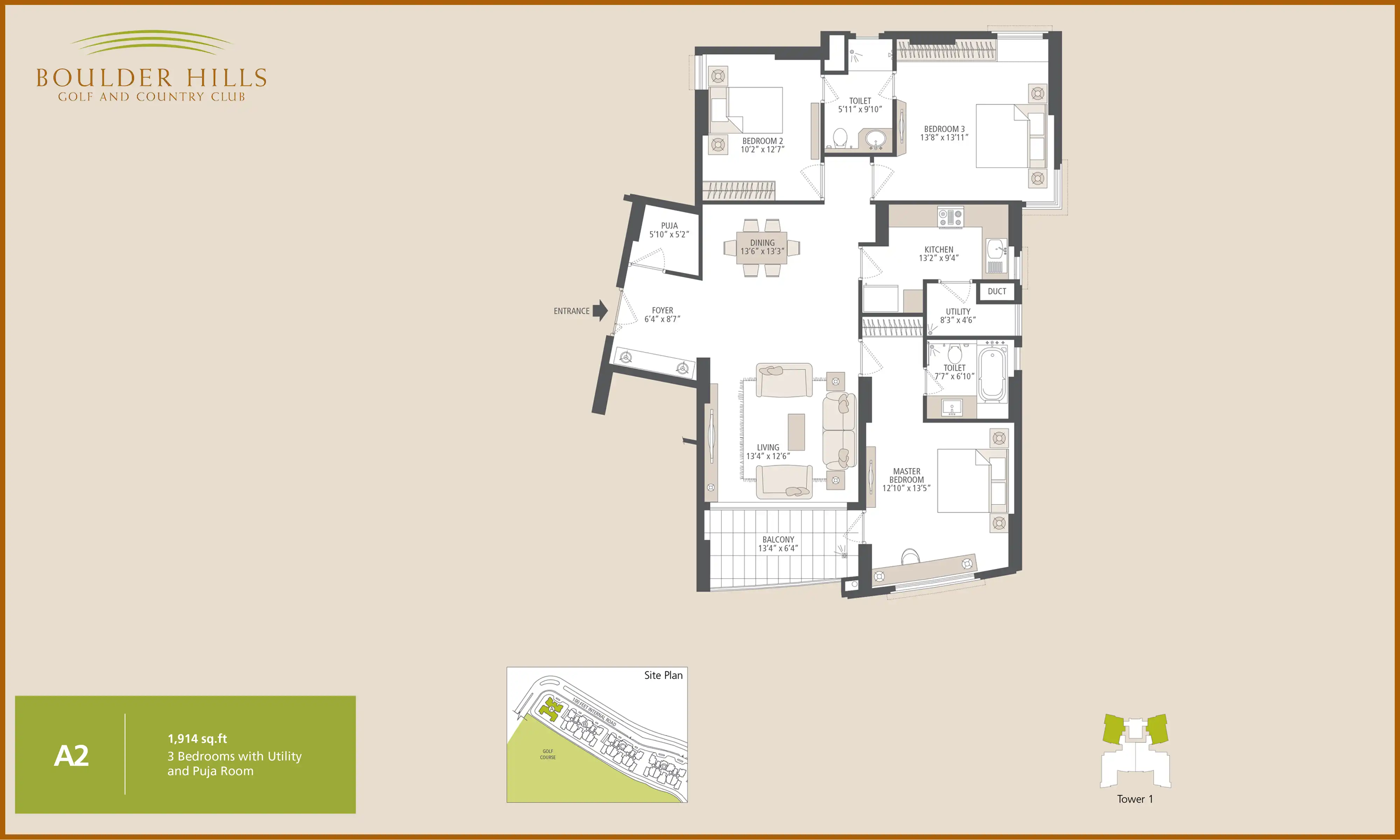 1914 Sqft