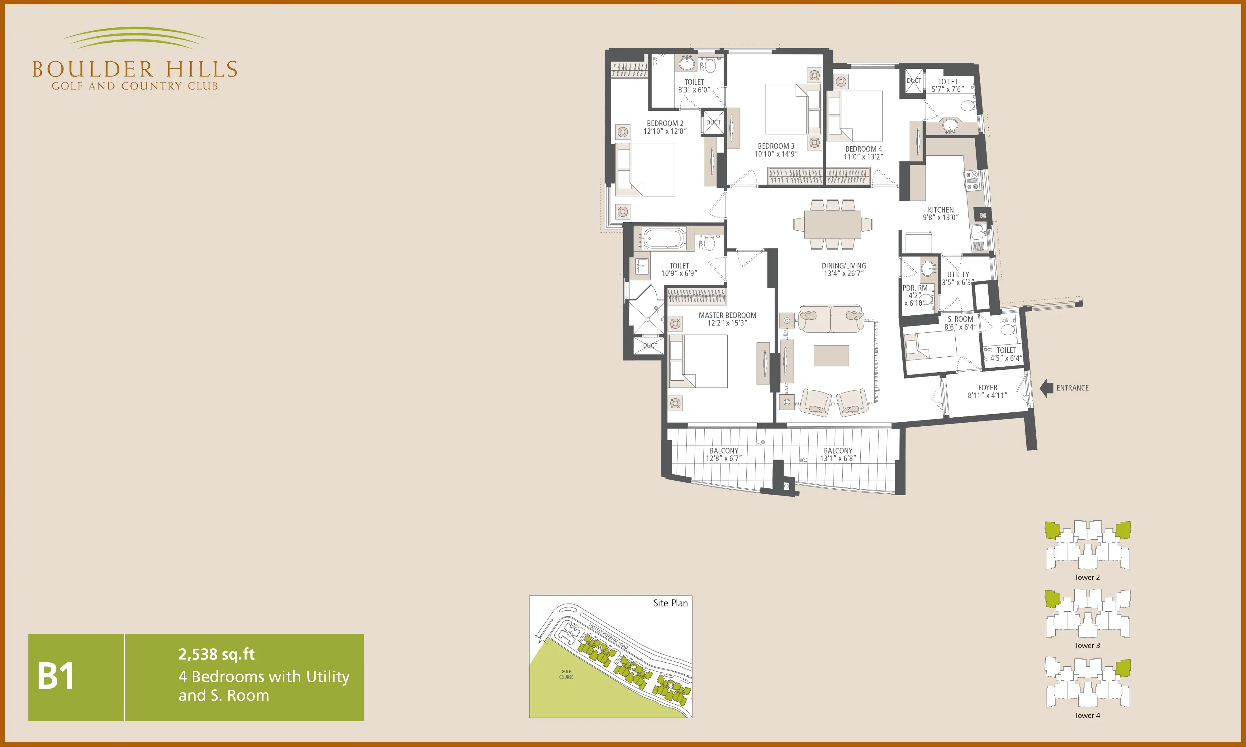 2538 Sqft