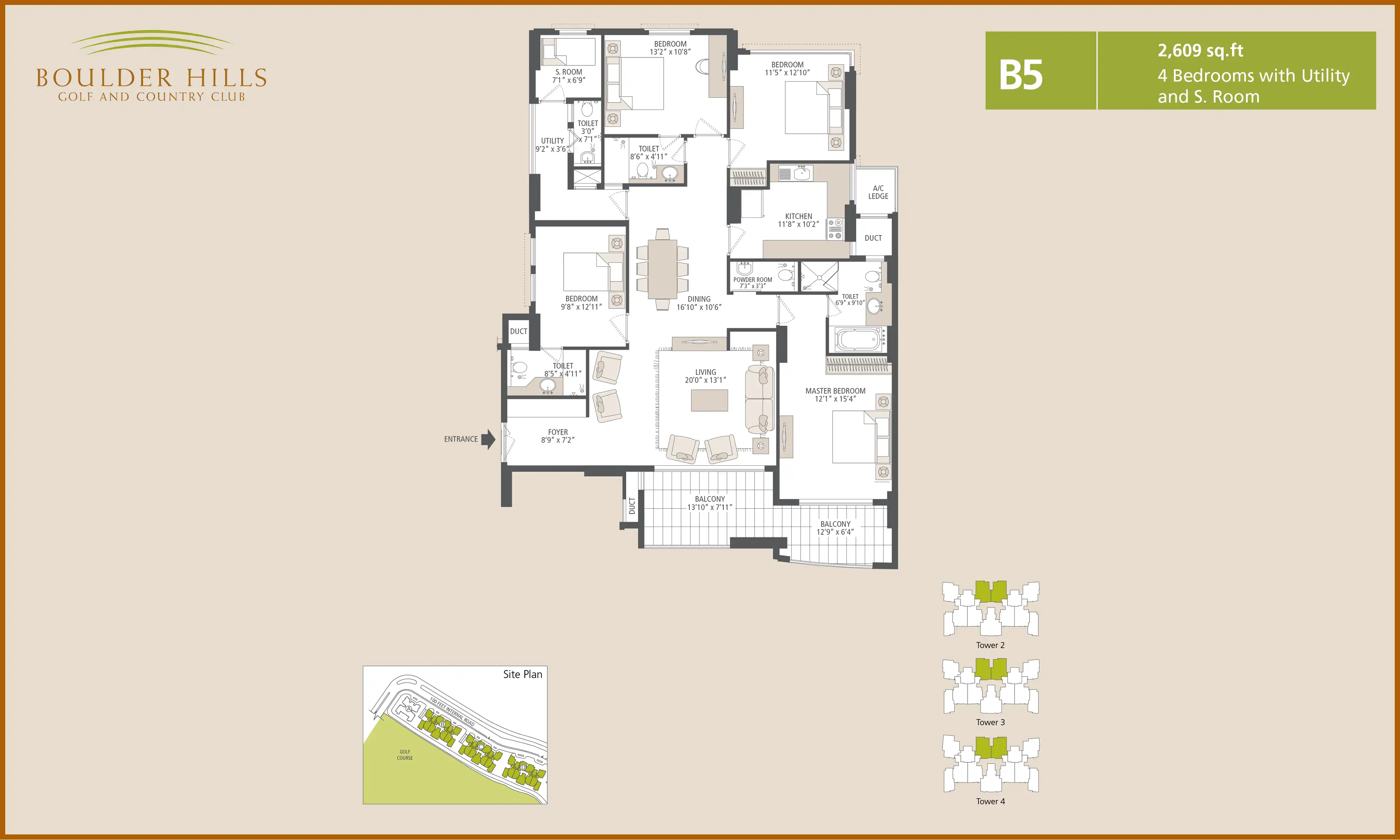2609 Sqft