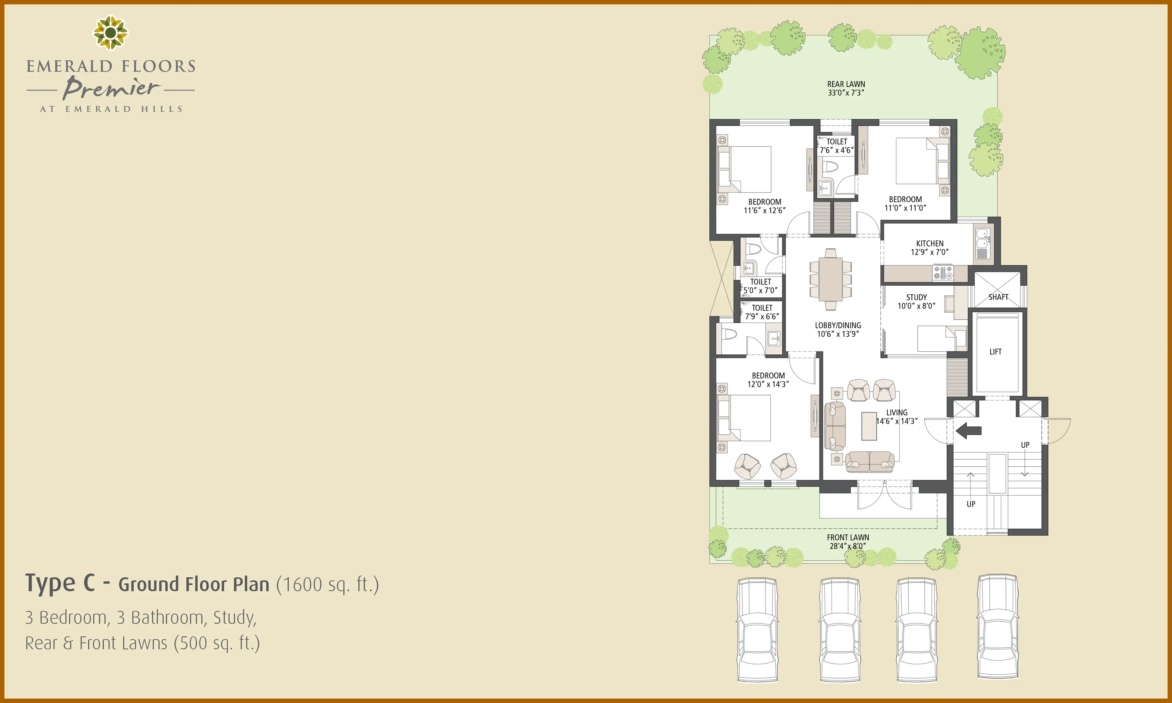 1600 Sqft