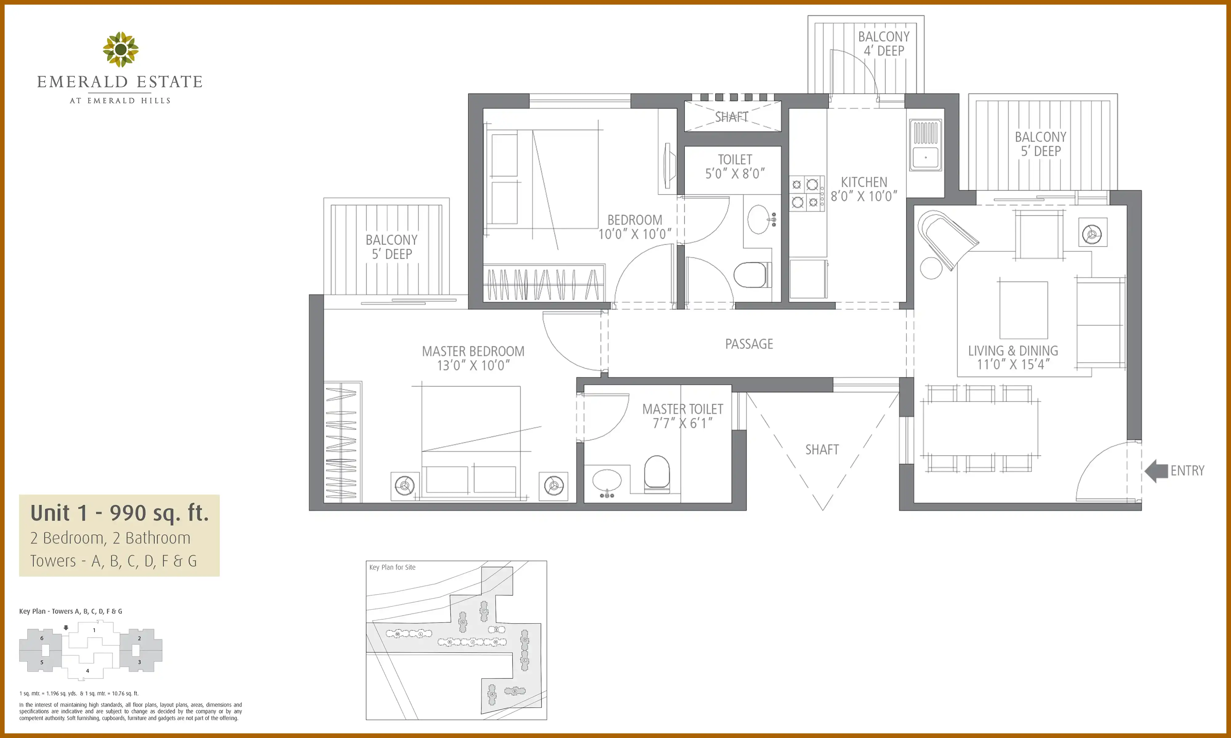 990 Sqft