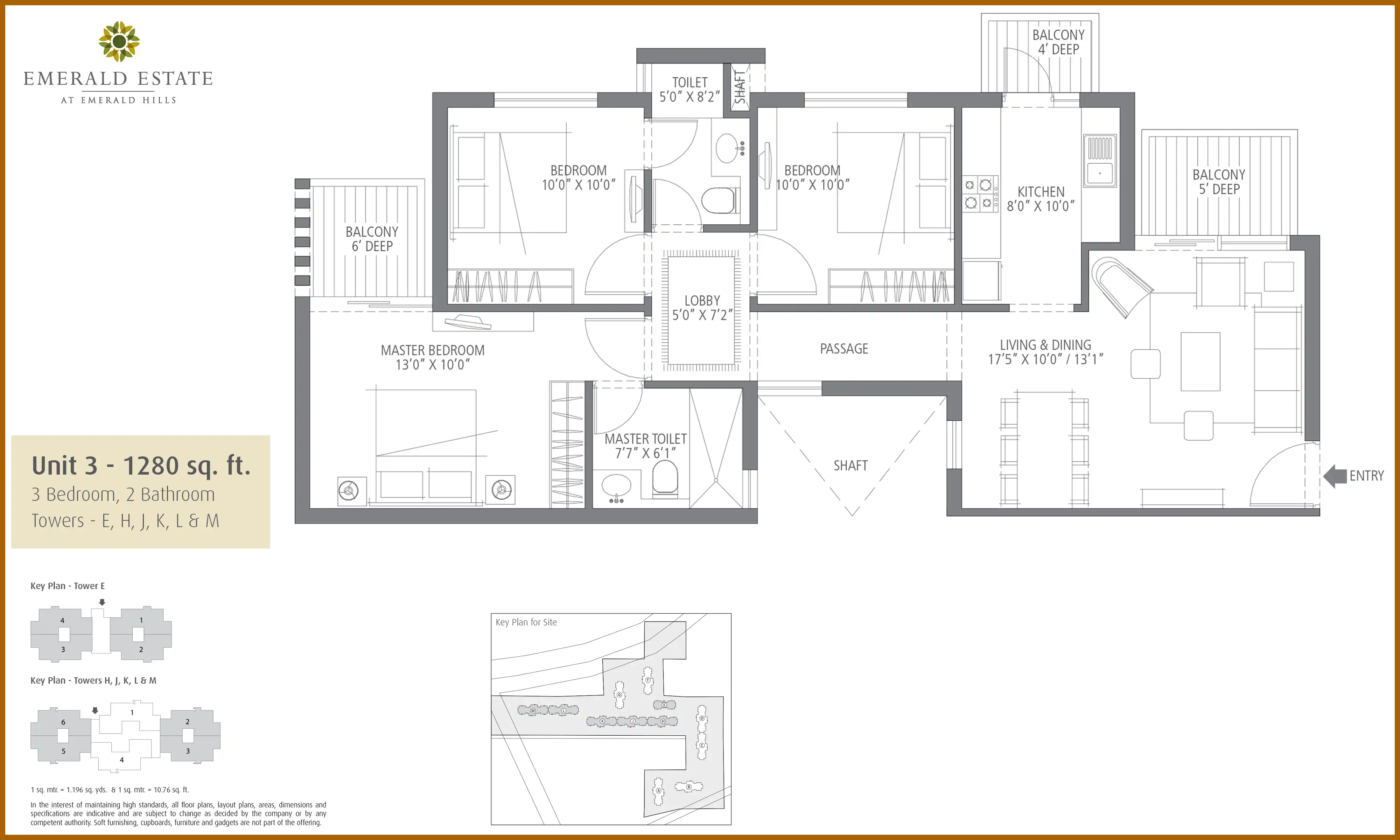 1280 Sqft