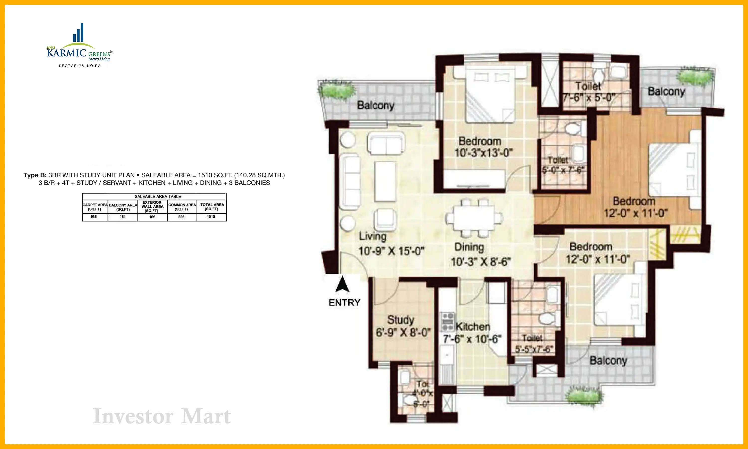 1510 Sqft
