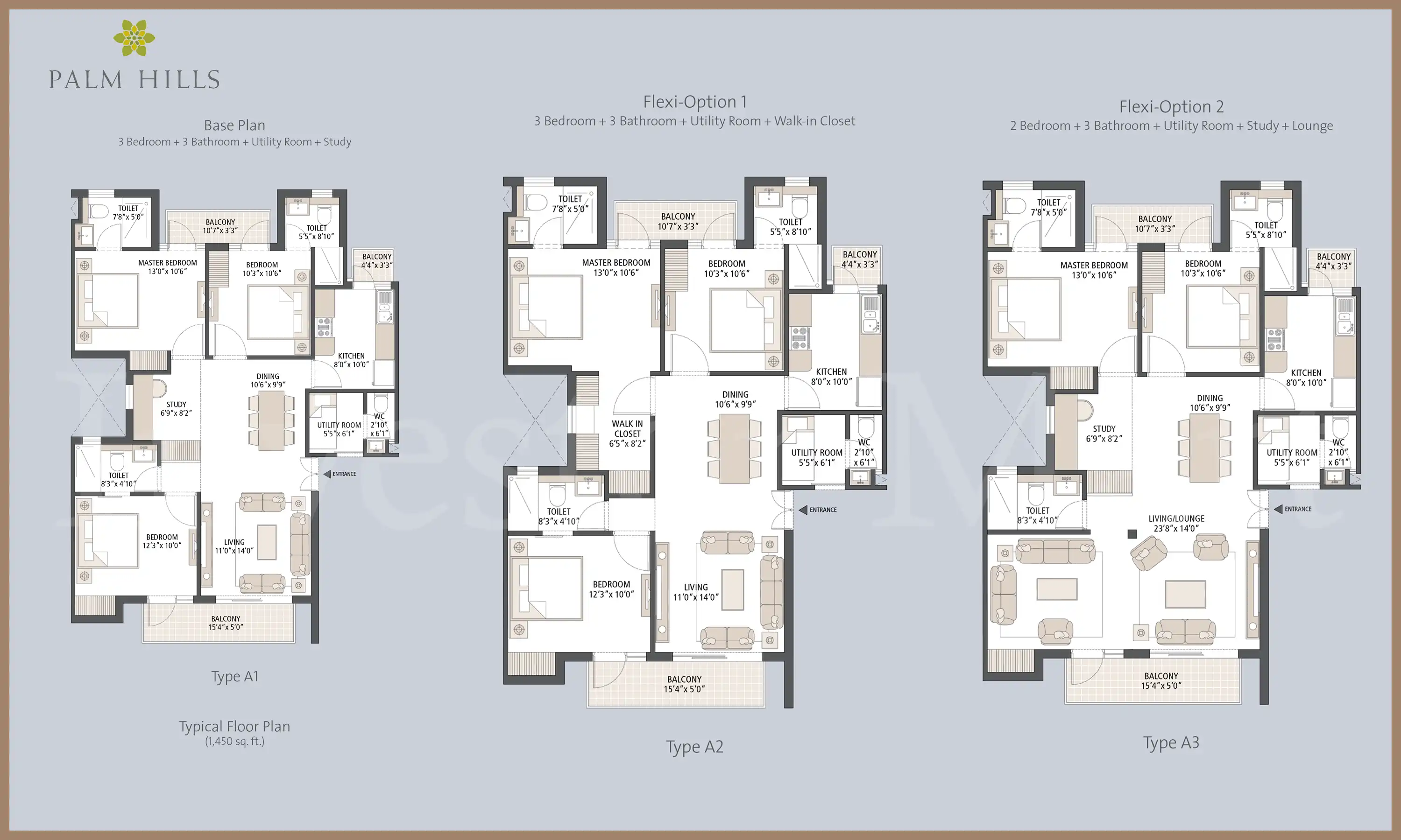 1450 Sqft