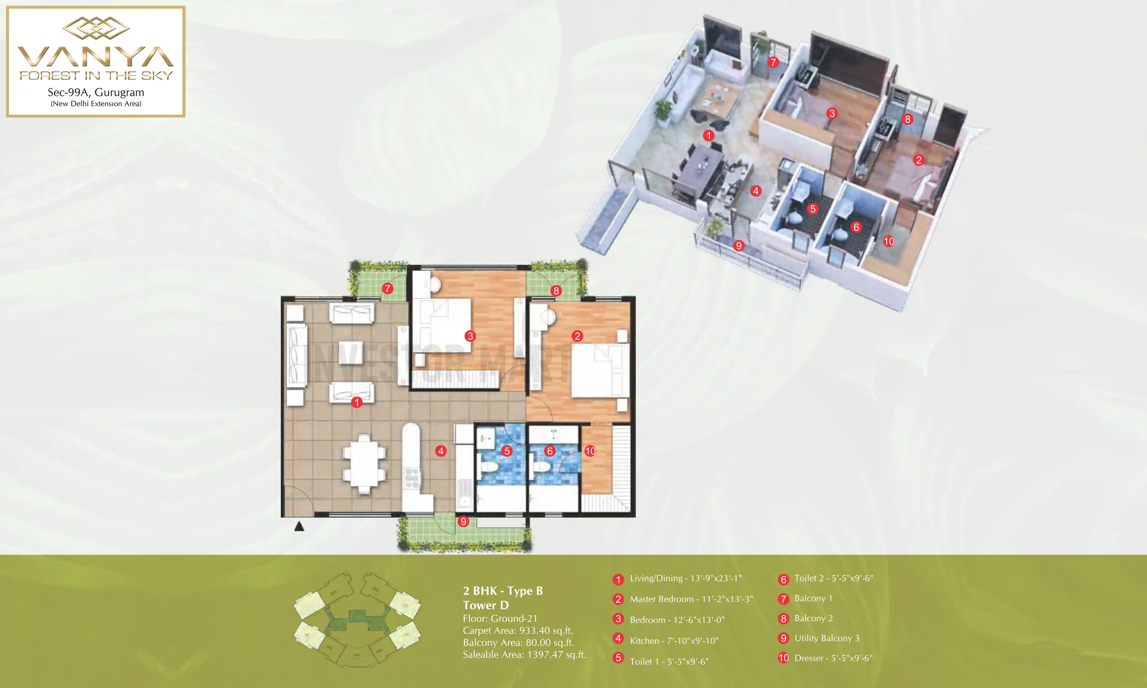 1397 Sqft