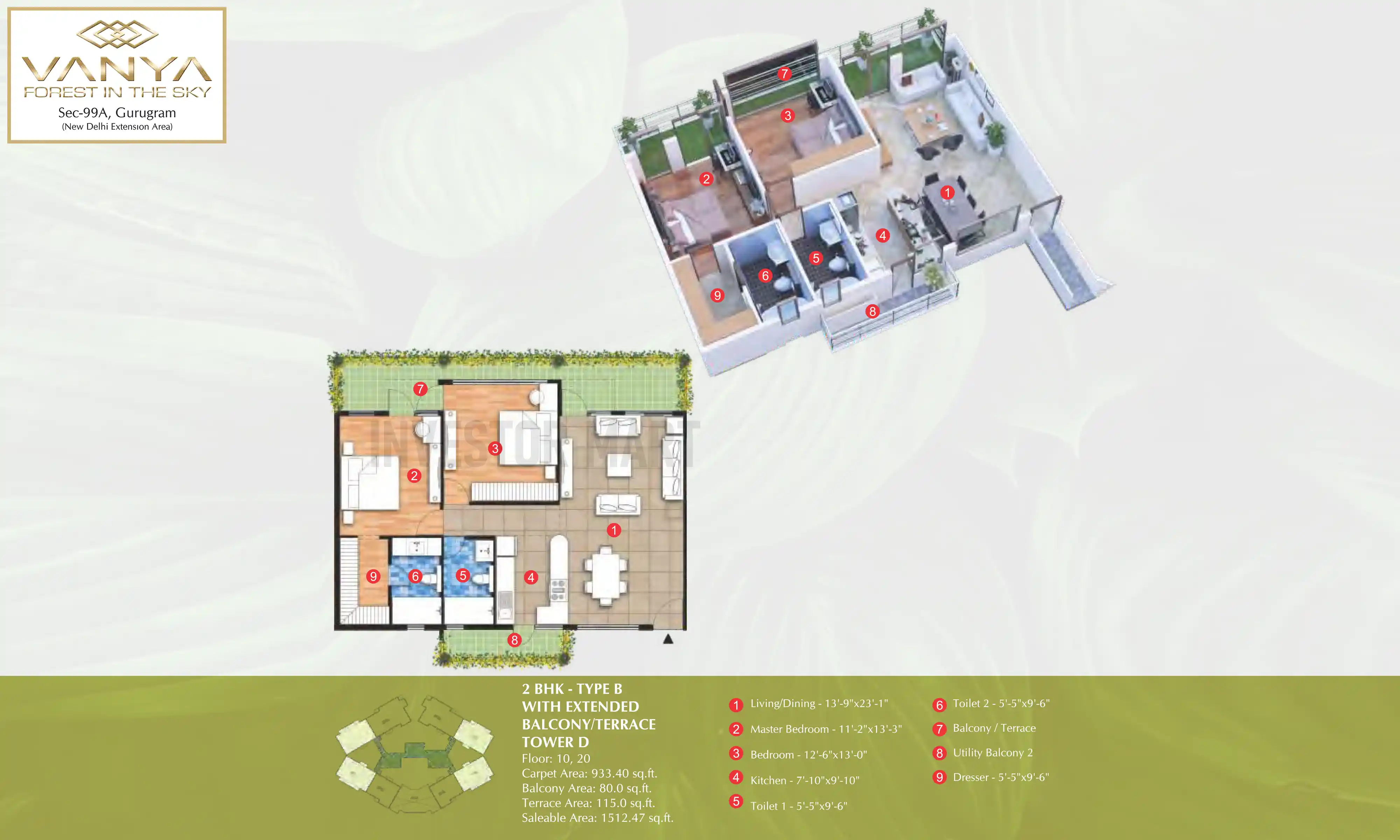 1512 Sqft