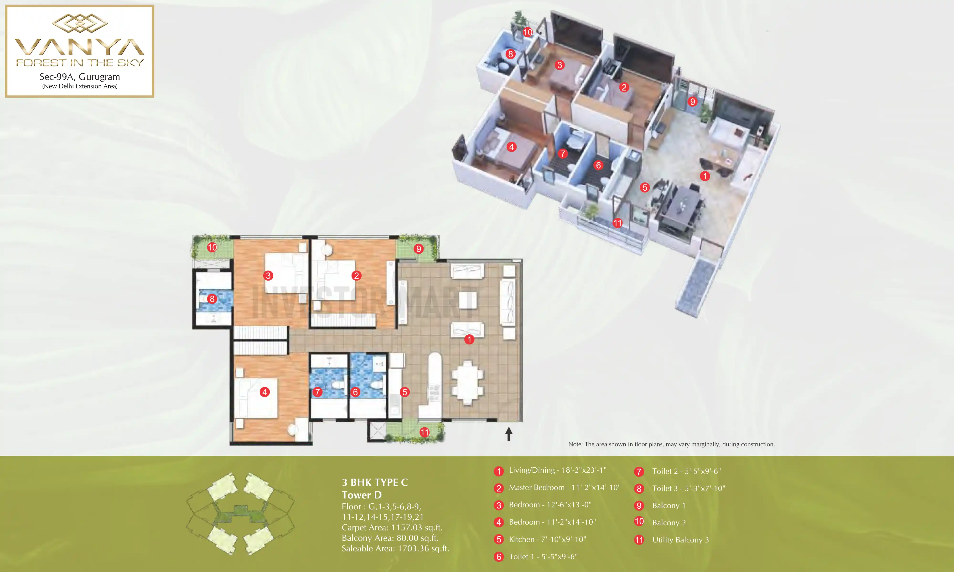 1703 Sqft