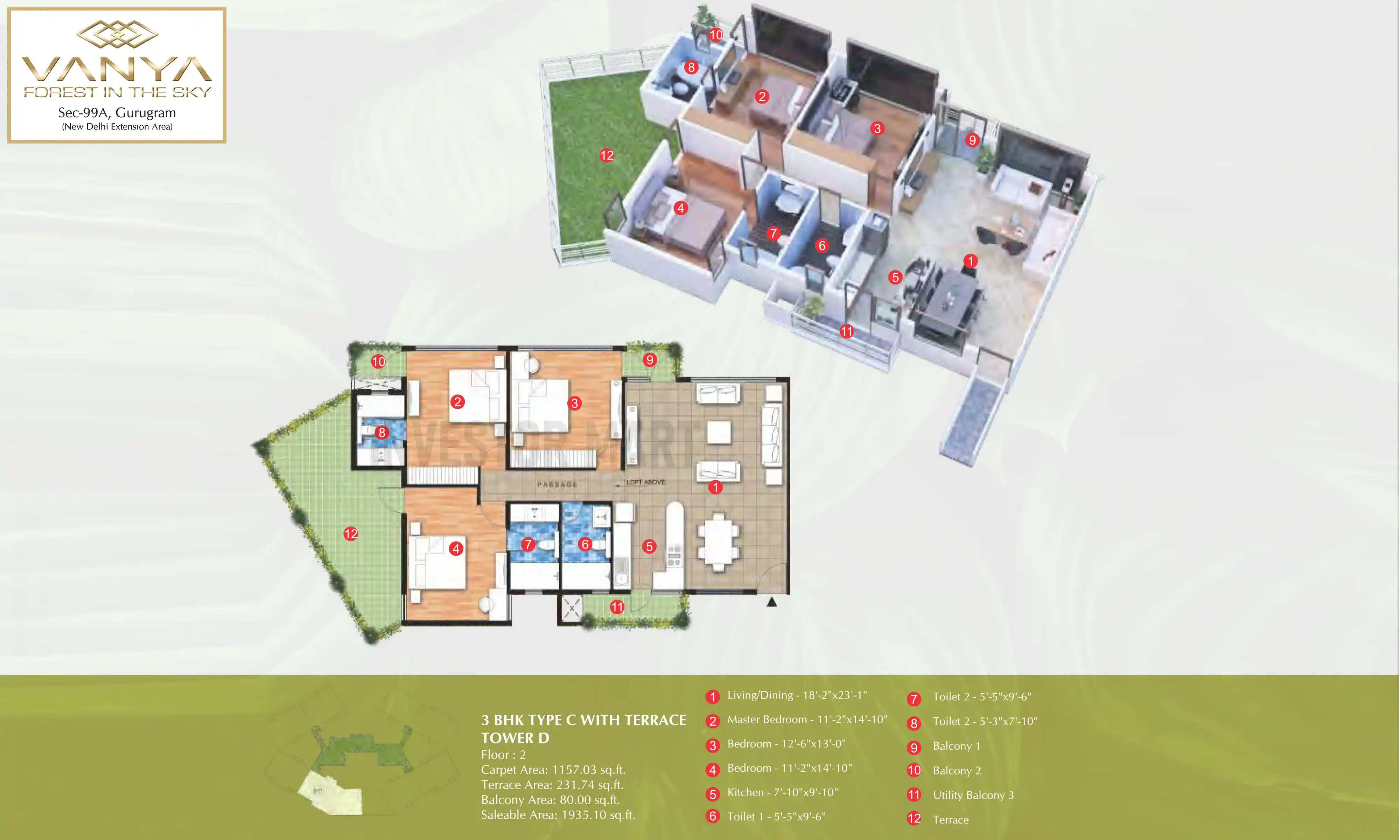 1935 Sqft