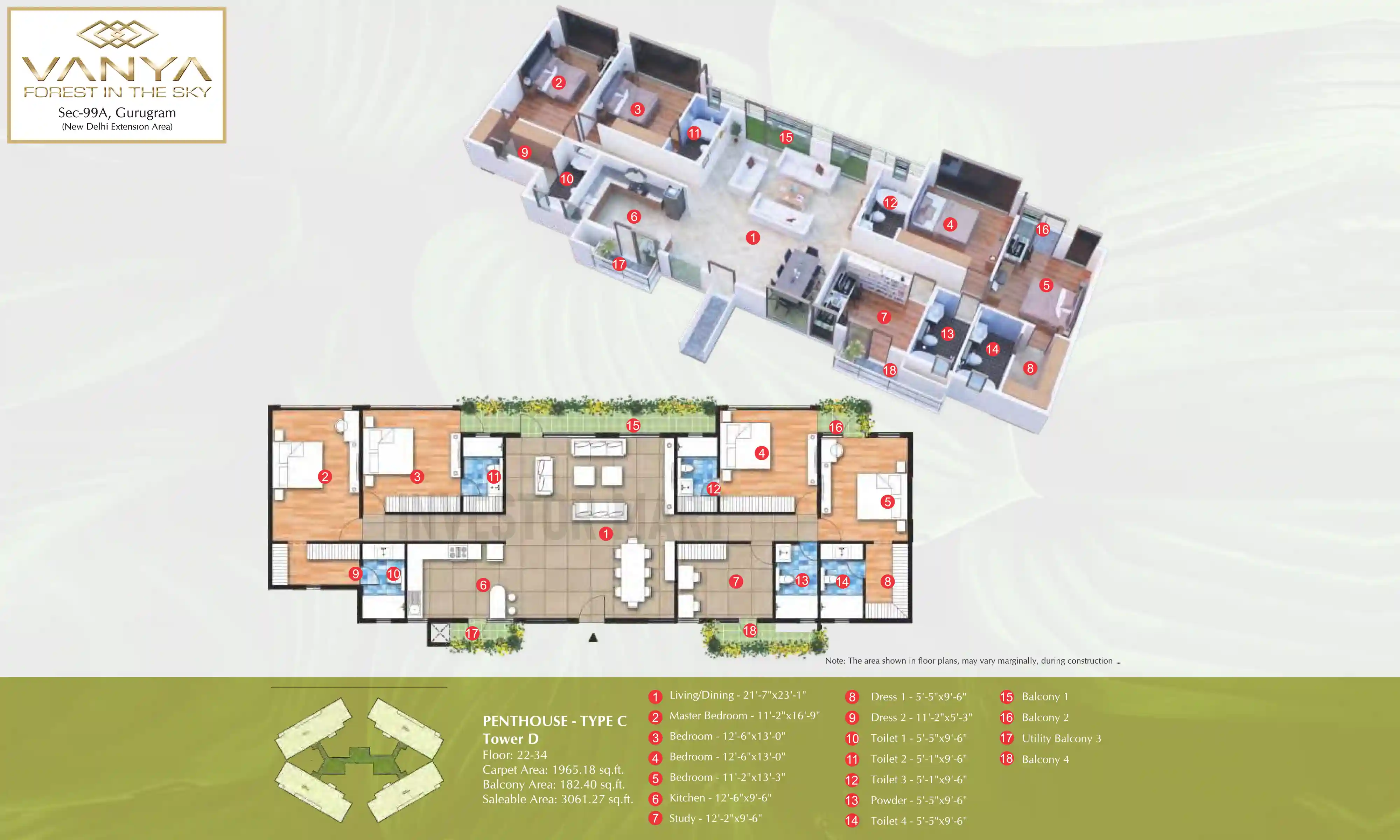 3061 Sqft