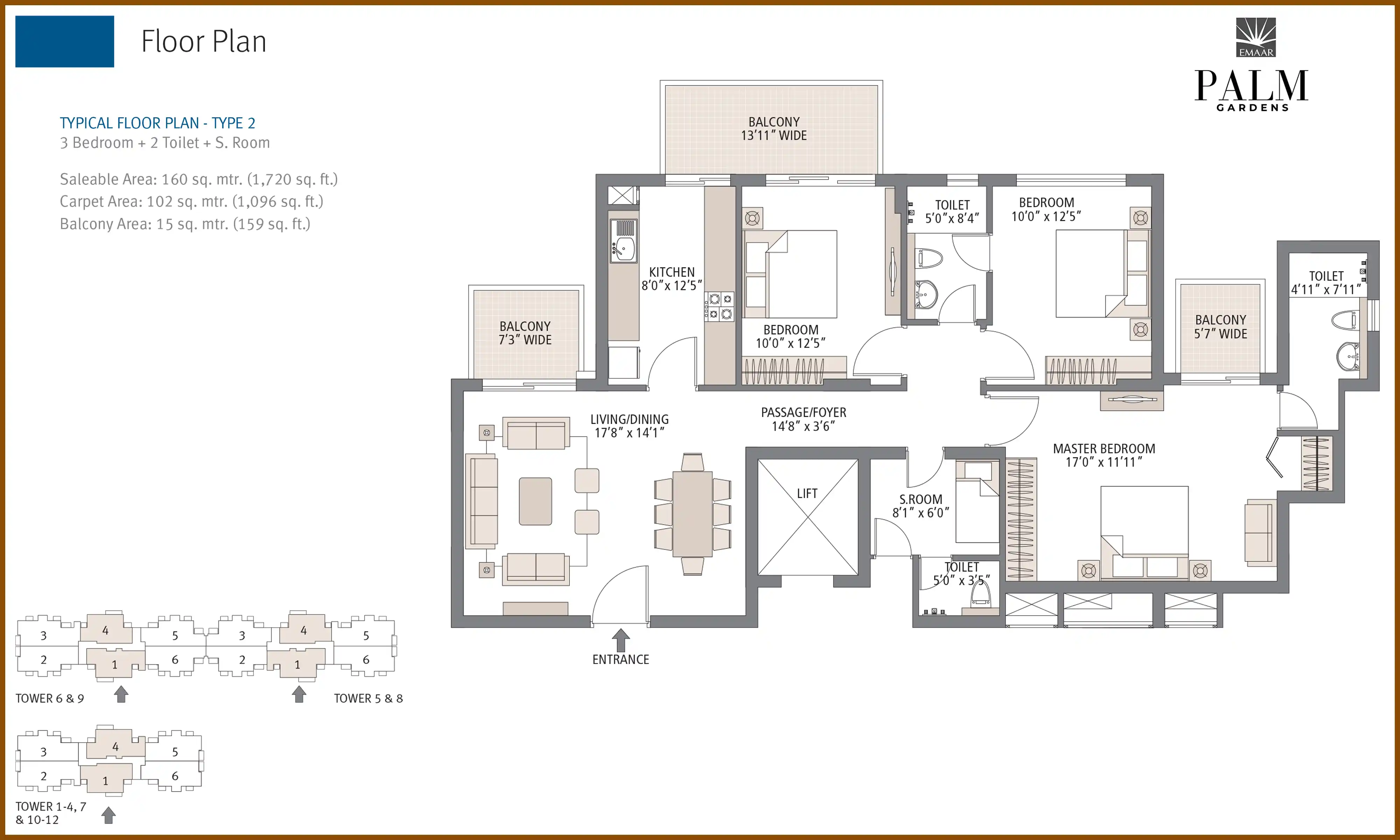 1720 Sqft