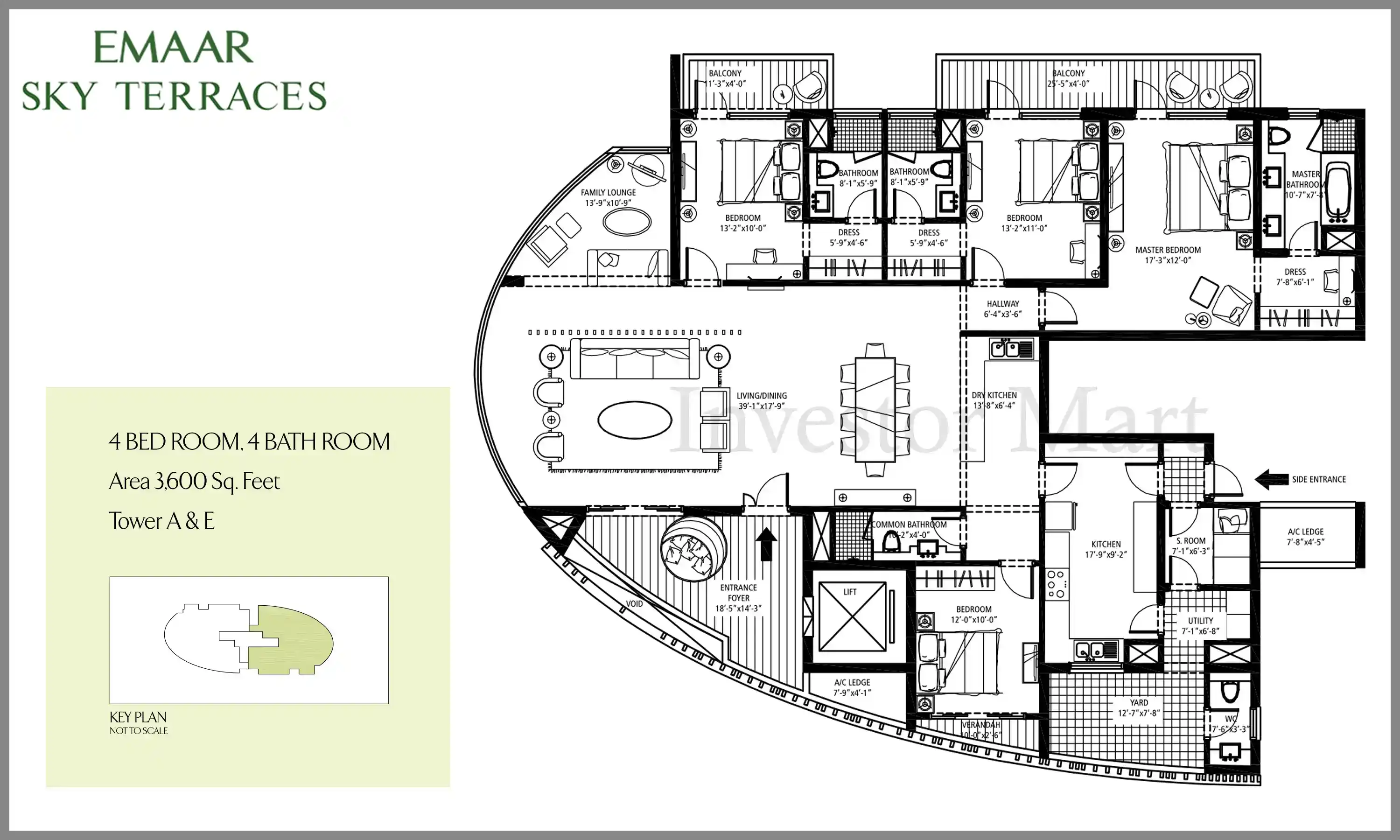 3600 Sqft