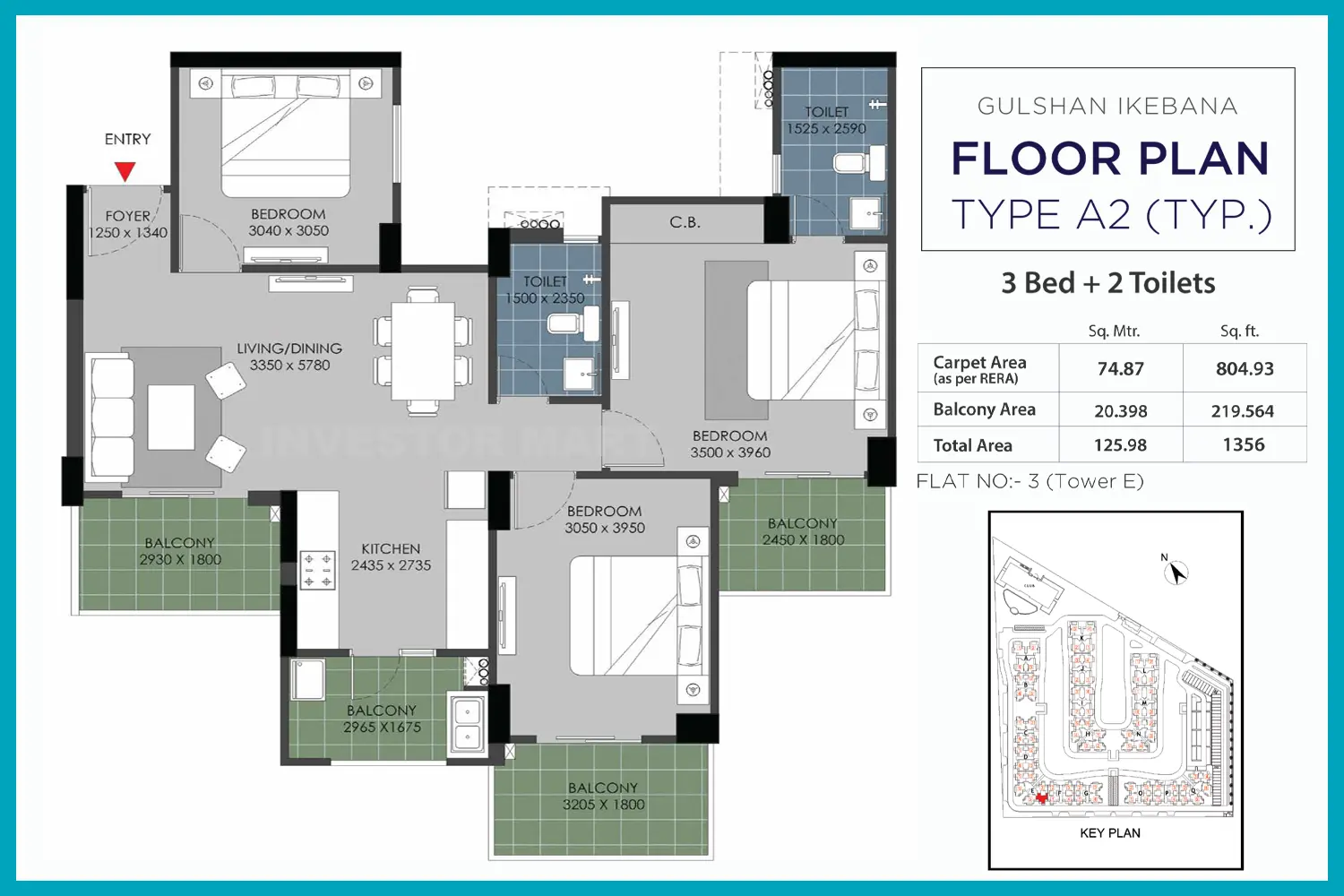1356 Sqft