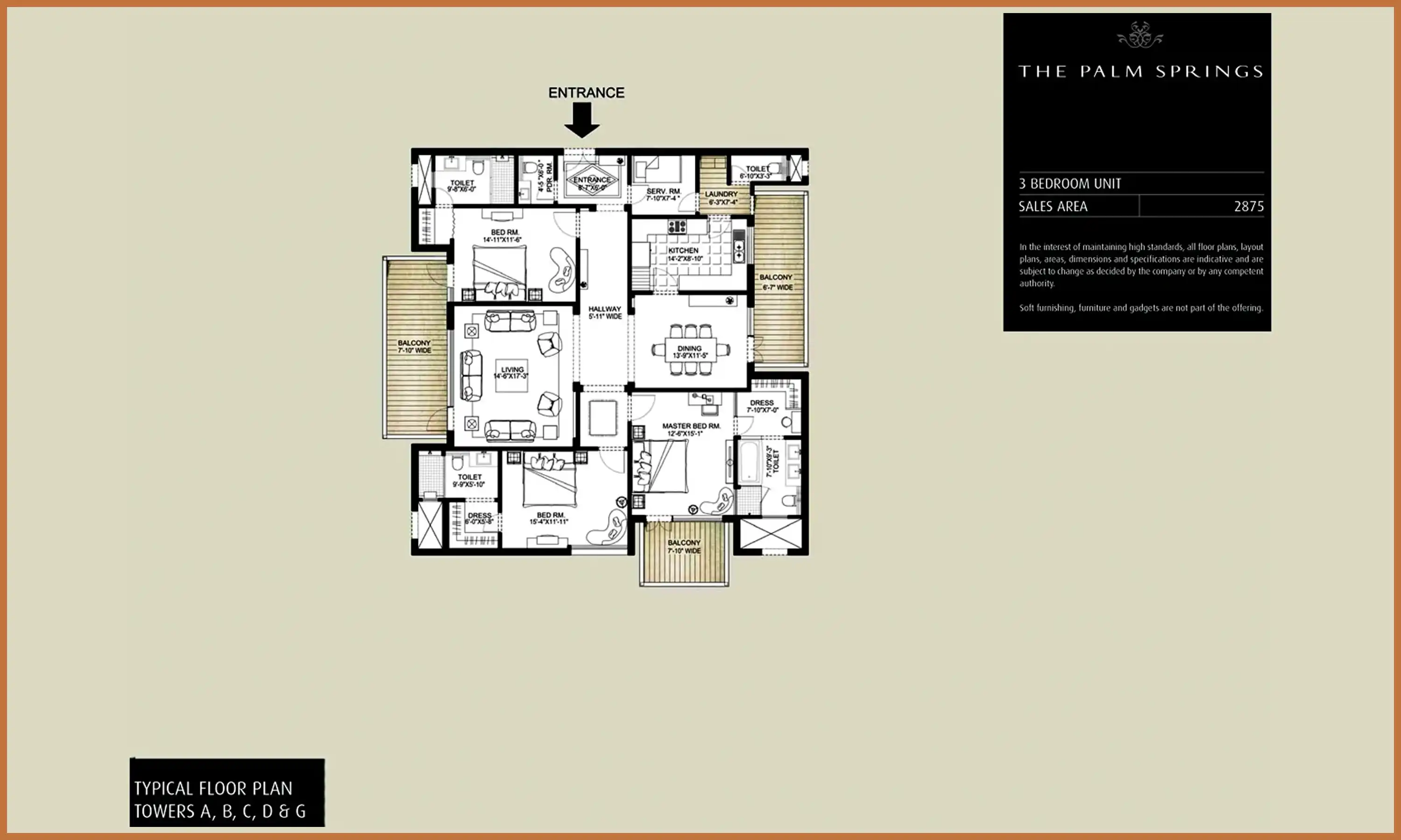 2875 Sqft