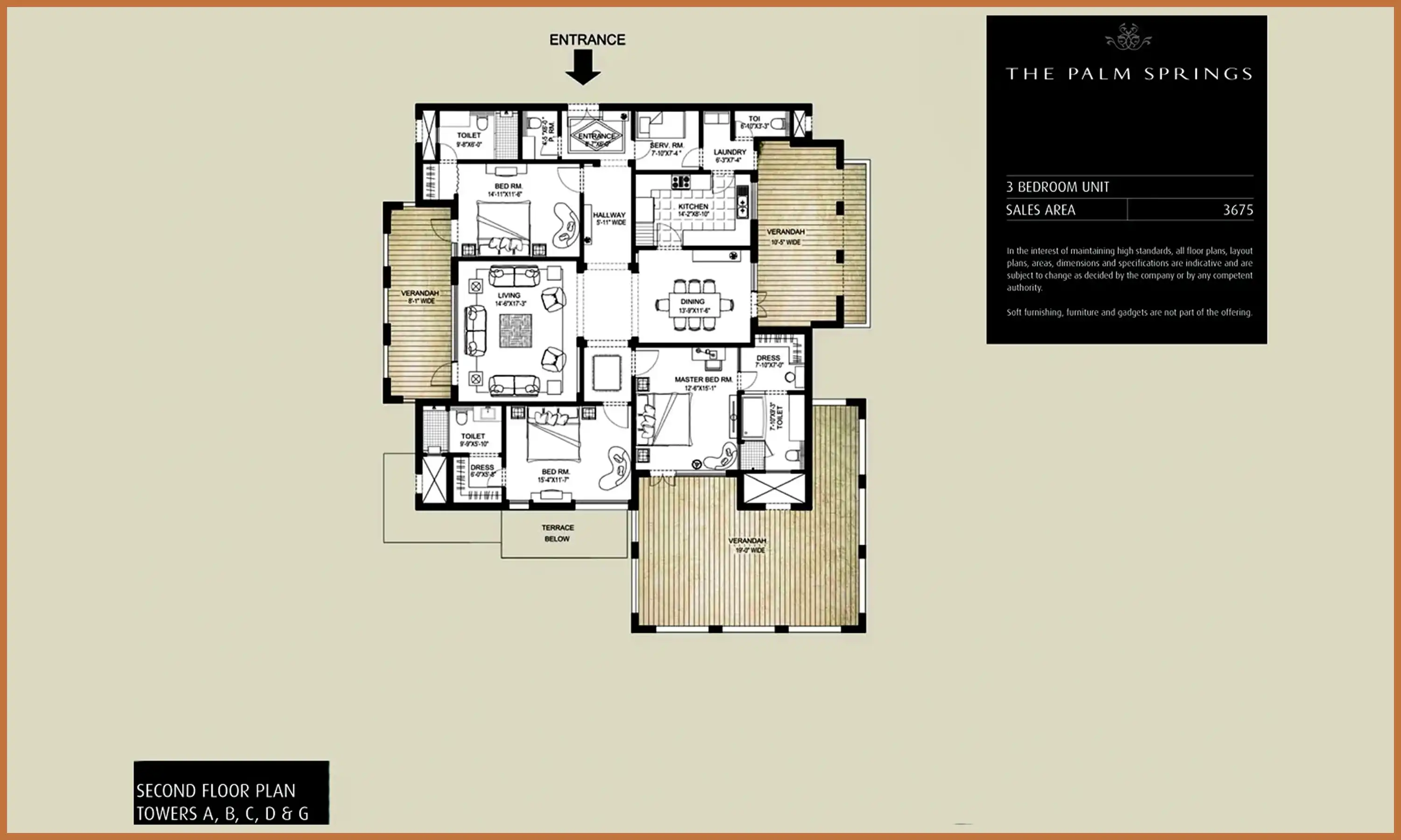 3675 Sqft