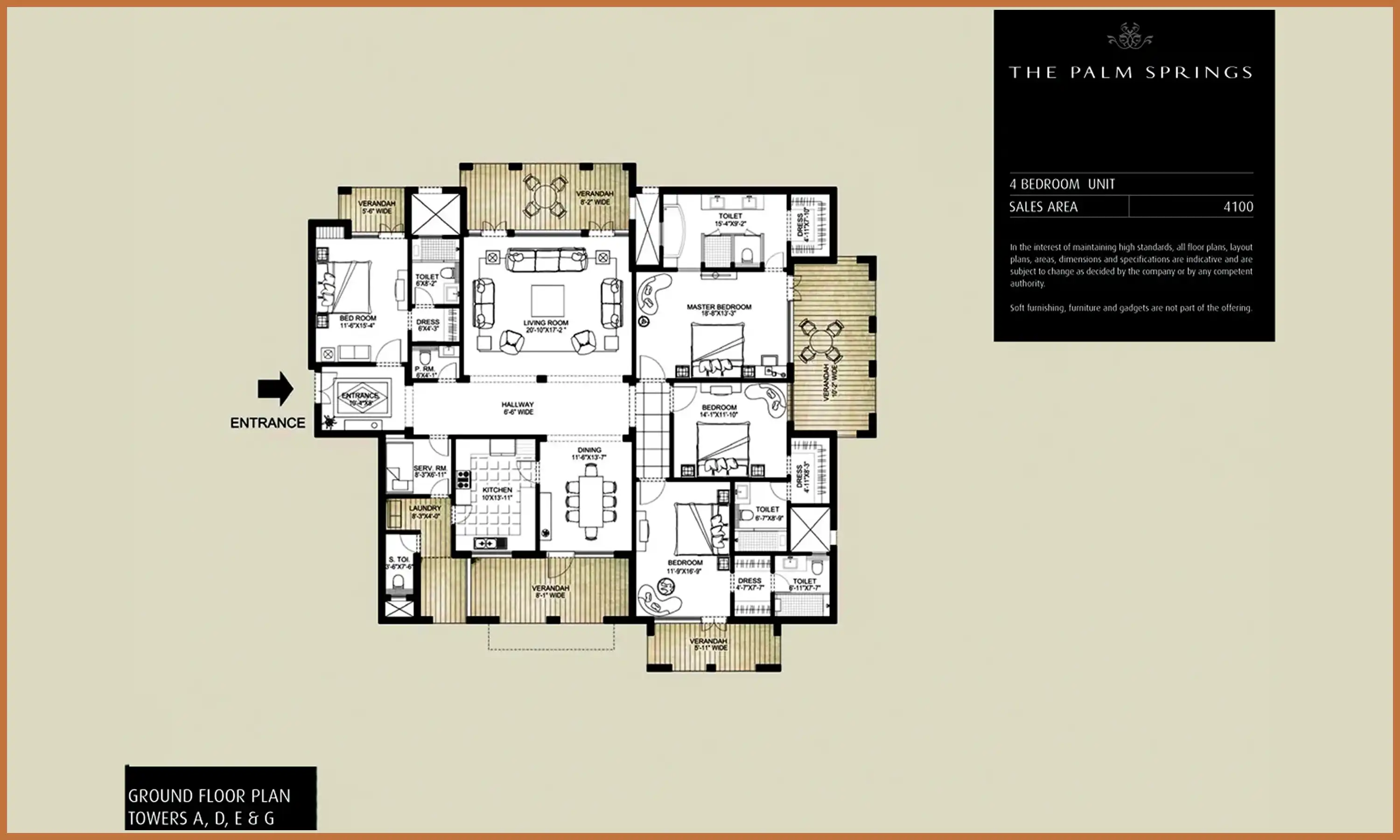 4100 Sqft