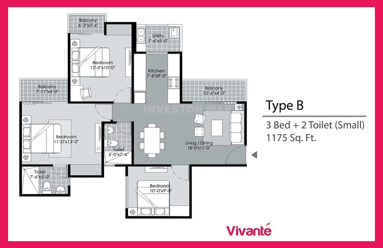 1175 Sqft