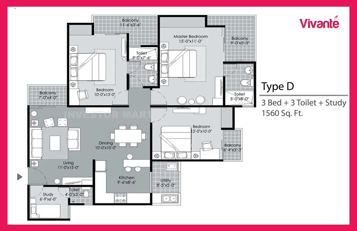 1560 Sqft
