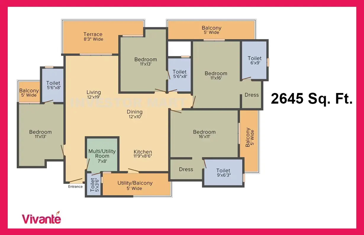 2645 Sqft