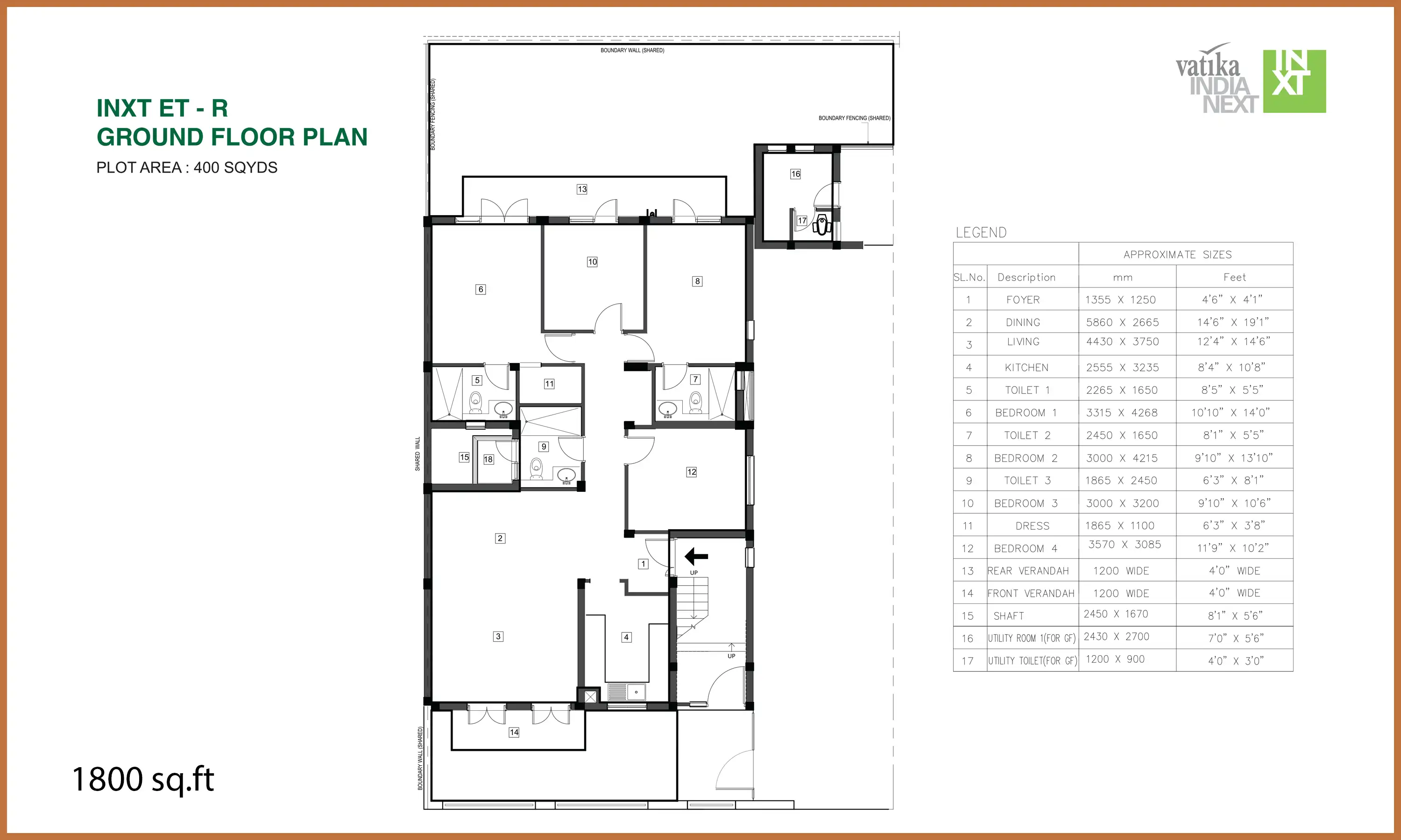 1800 Sqft
