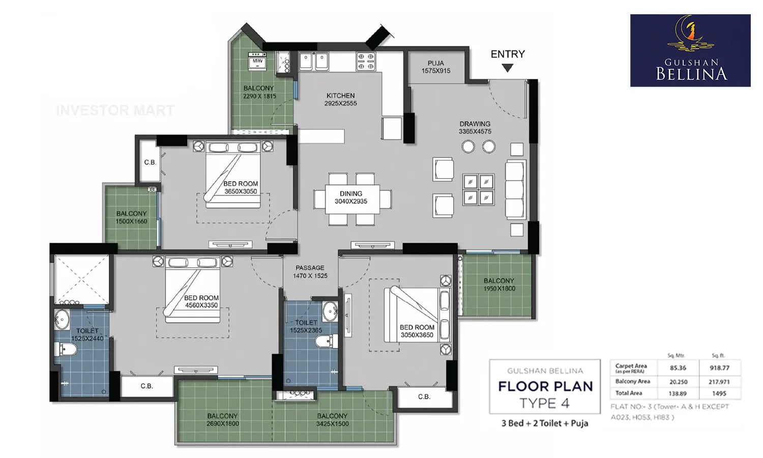 1495 Sqft