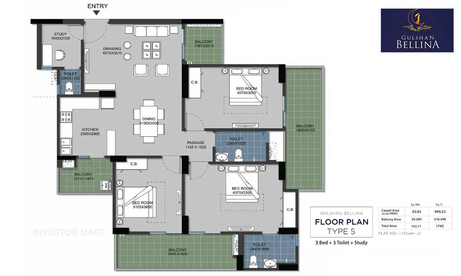 1745 Sqft