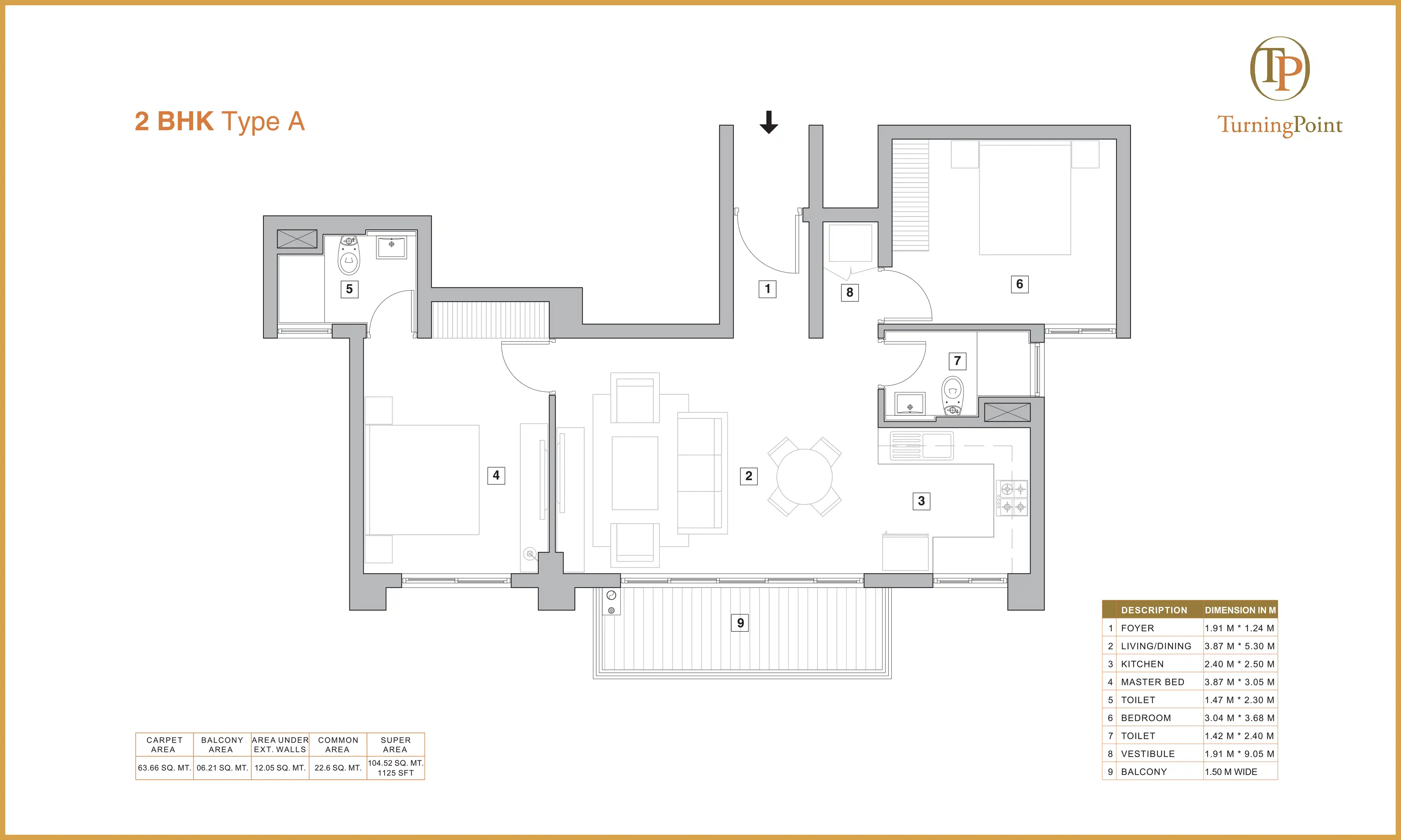 1125 Sqft