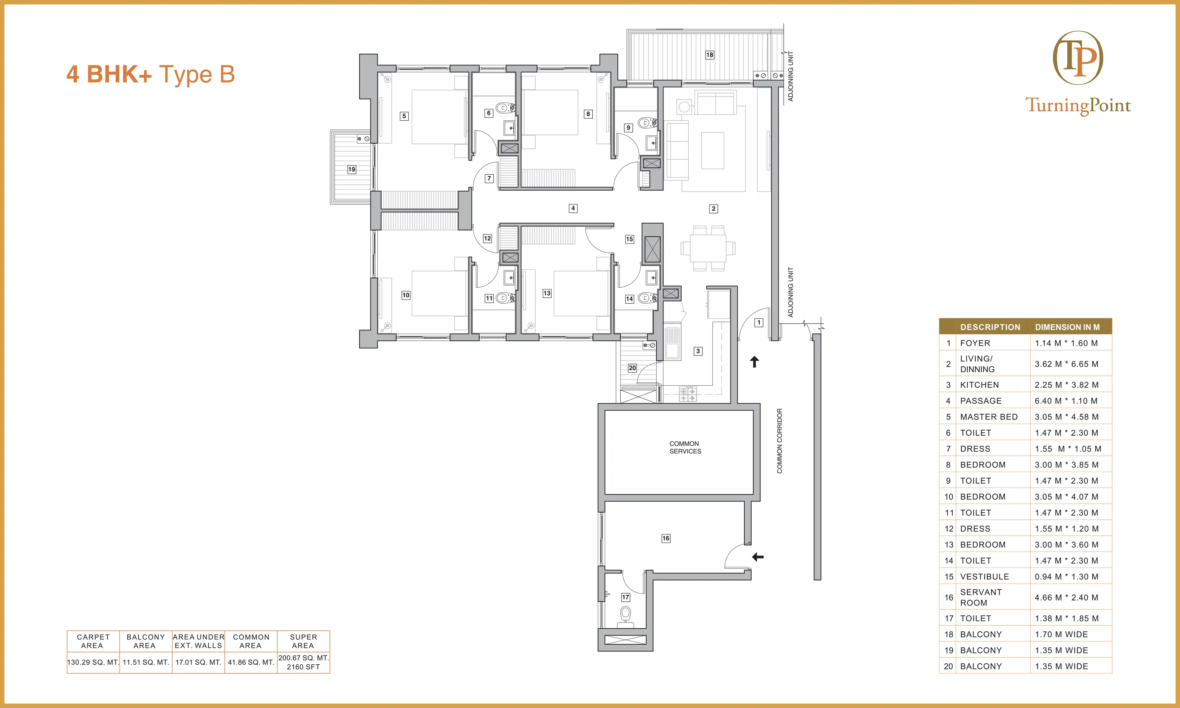 2160 Sqft