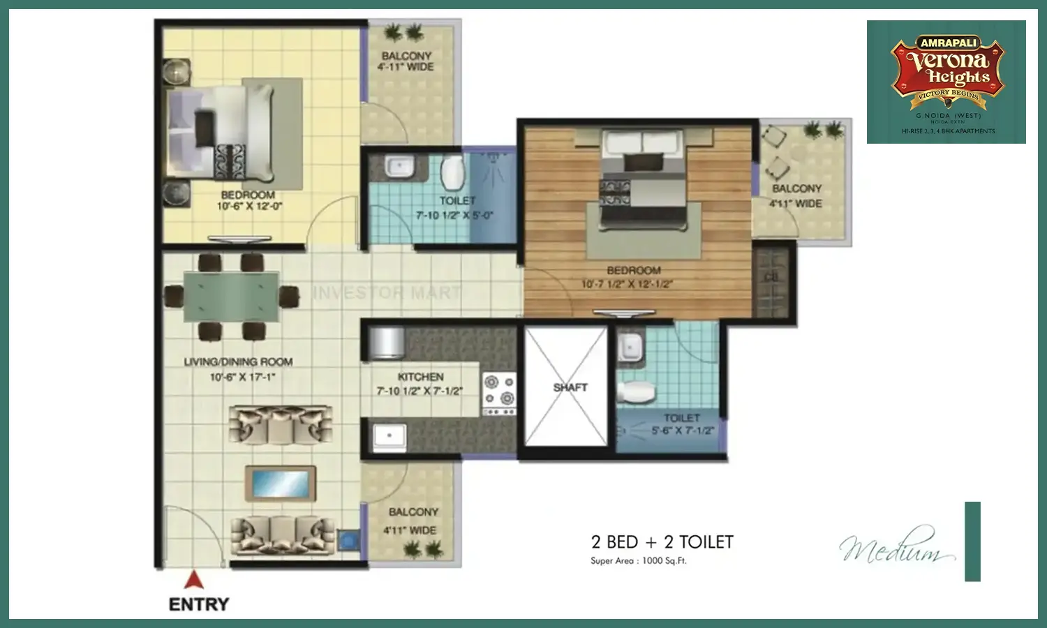 1000 Sqft