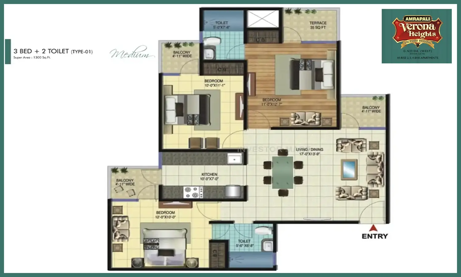 1300 Sqft