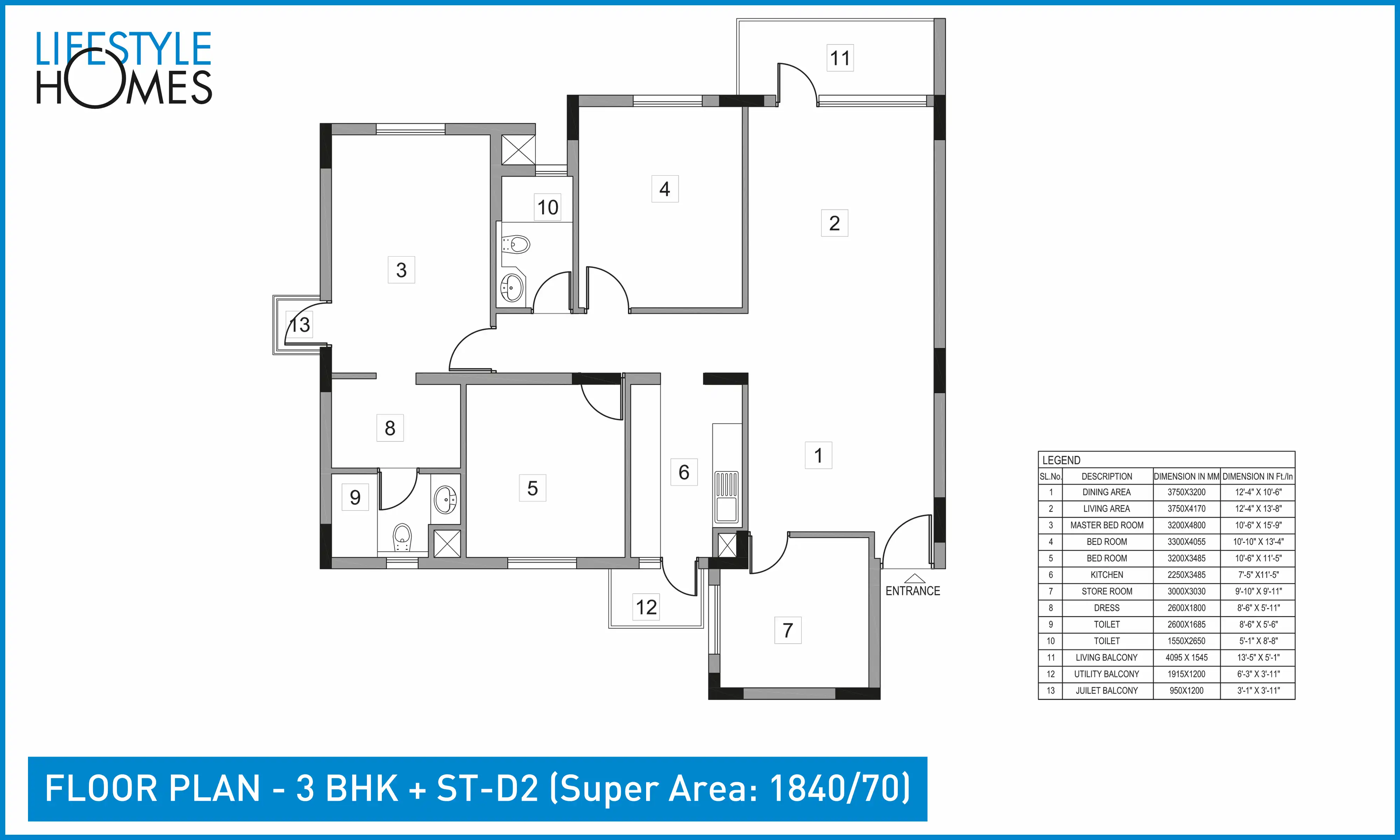 1841 Sqft