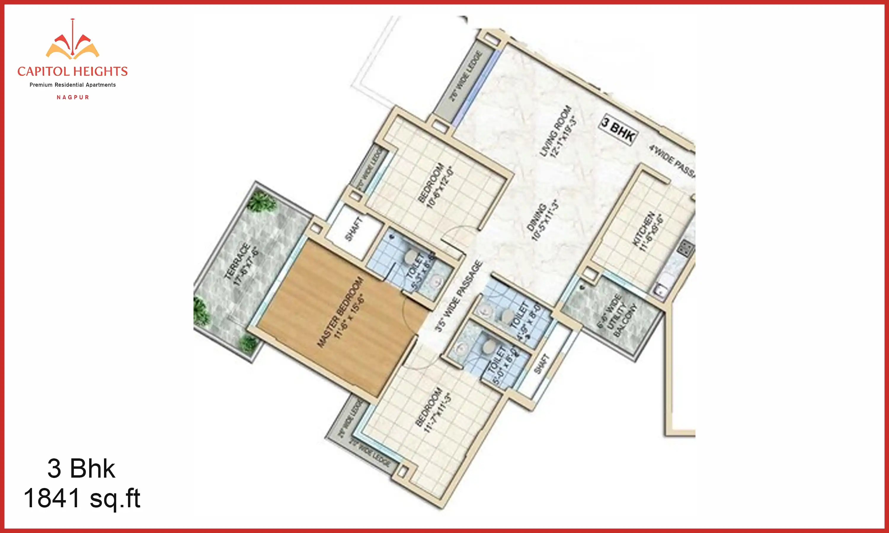 1841 Sqft