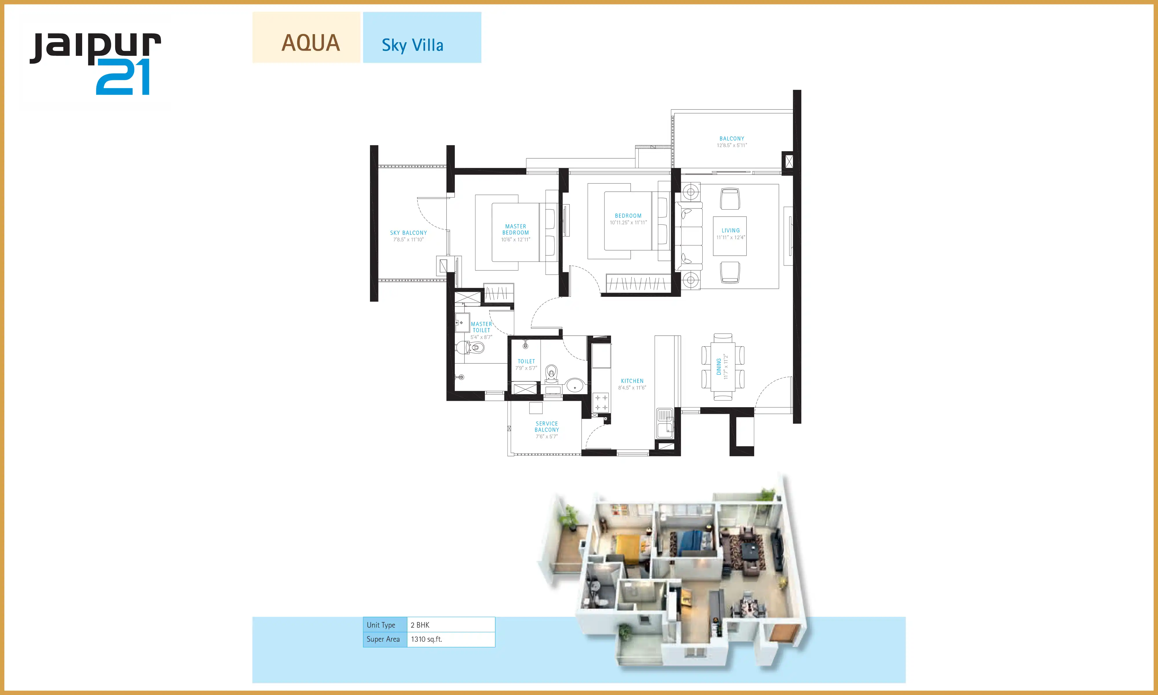 1310 Sqft