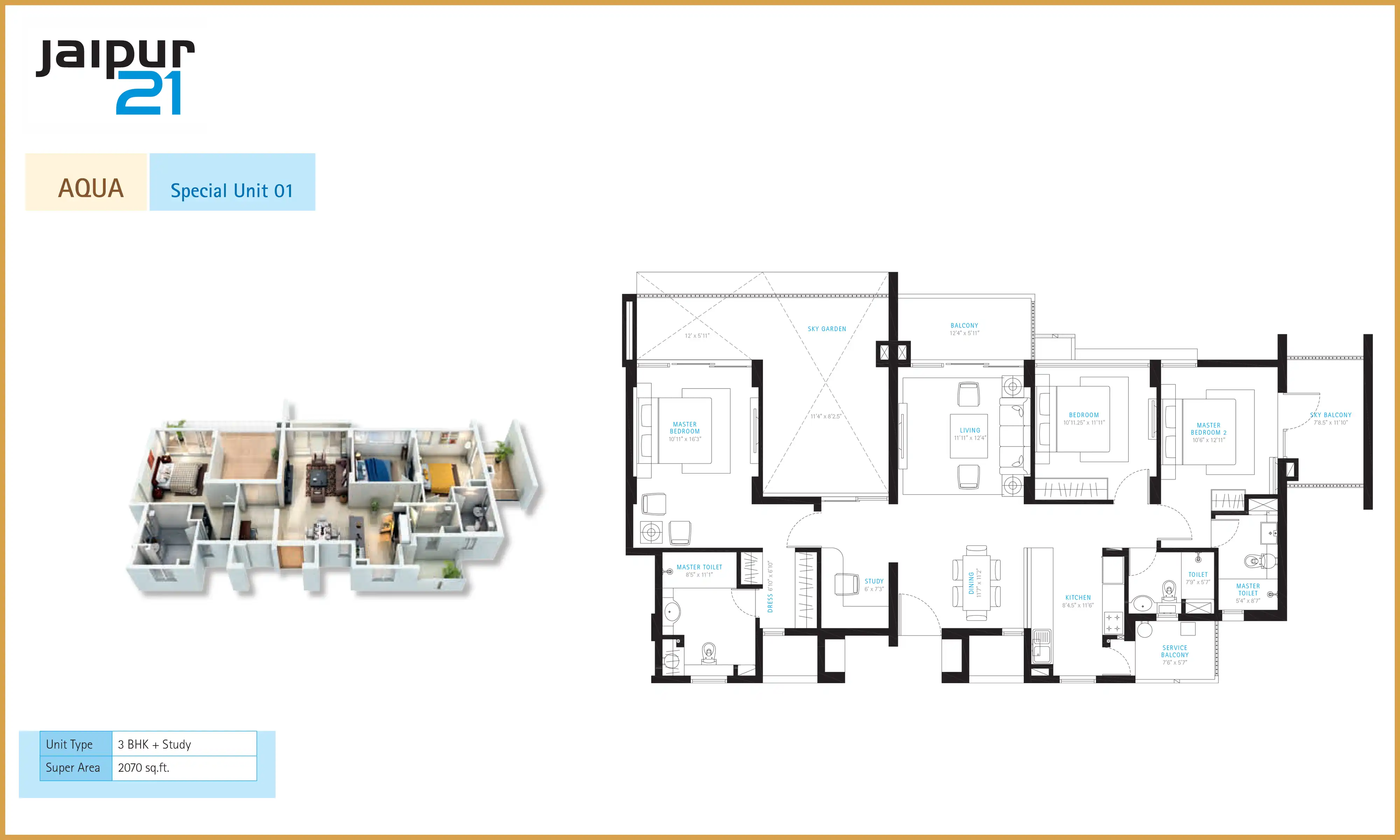 2070 Sqft