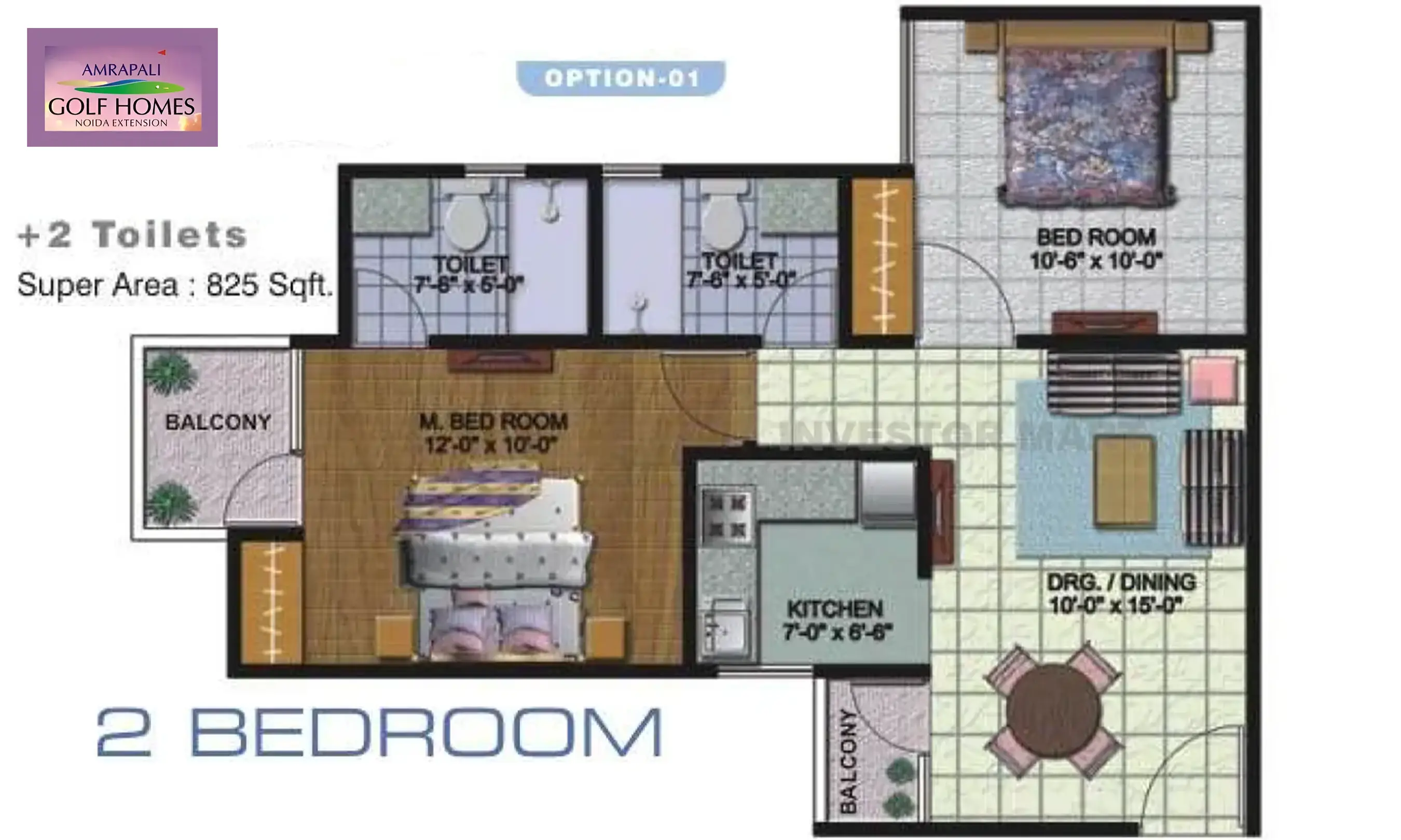 825 Sqft