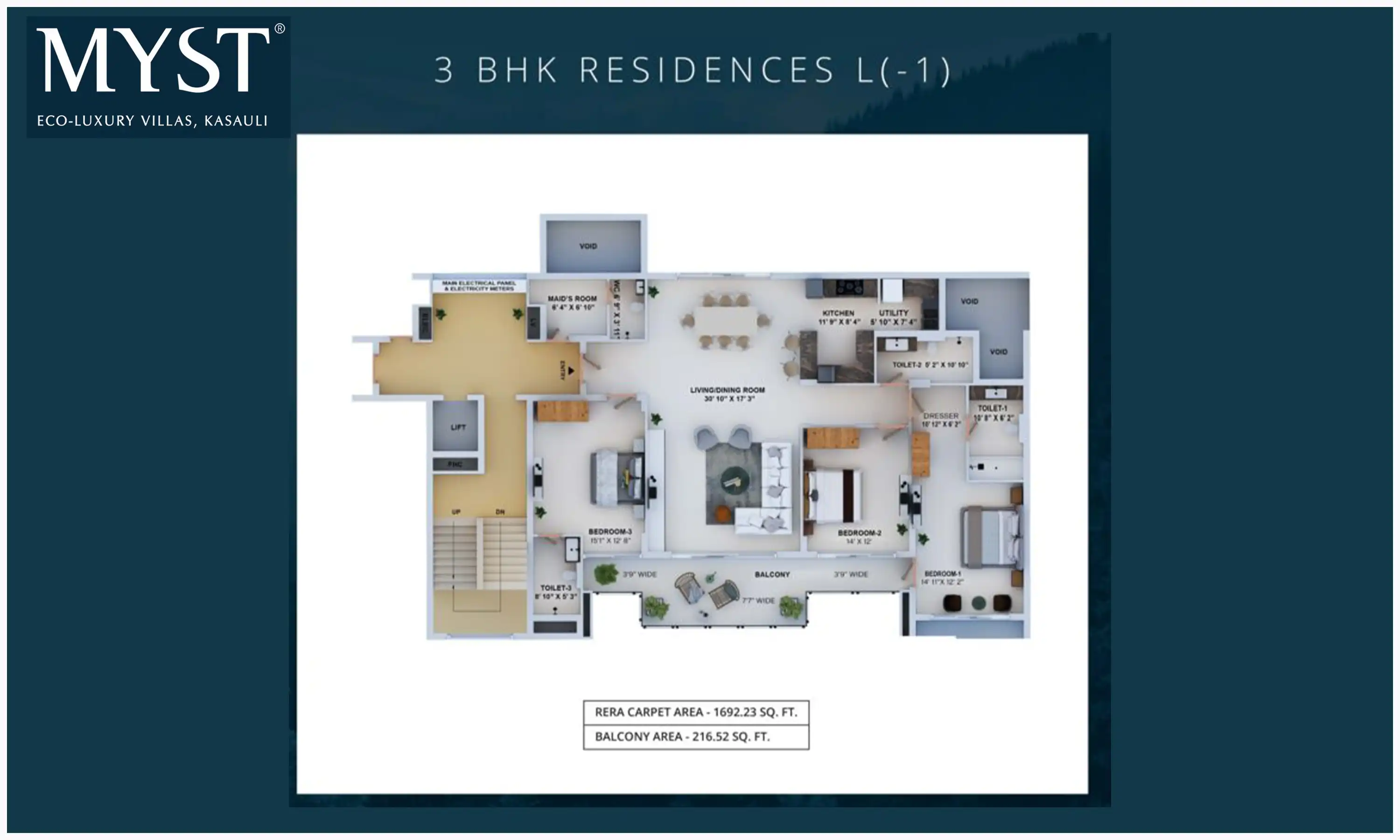 1693 Sqft