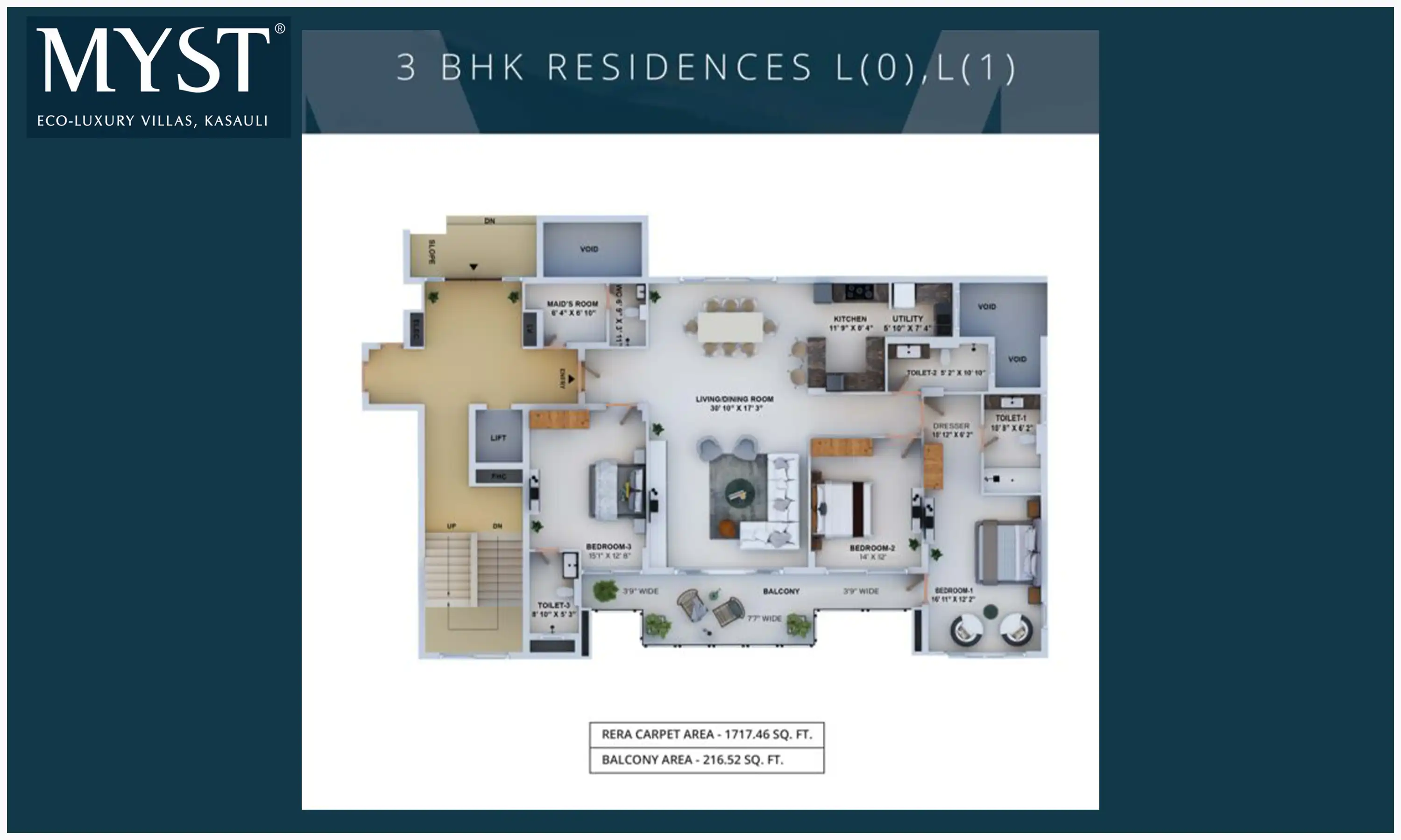 1717 Sqft