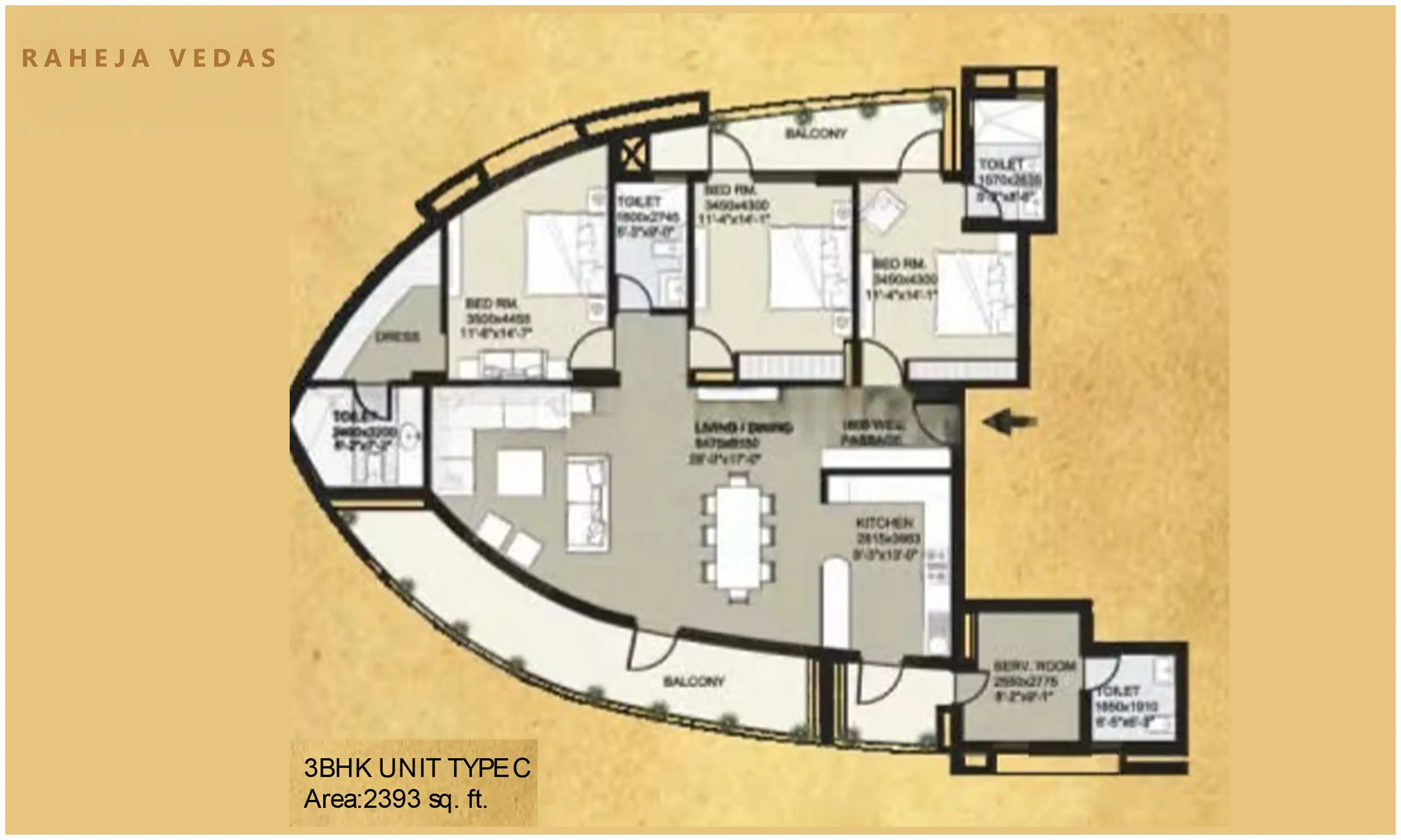 2393 Sqft