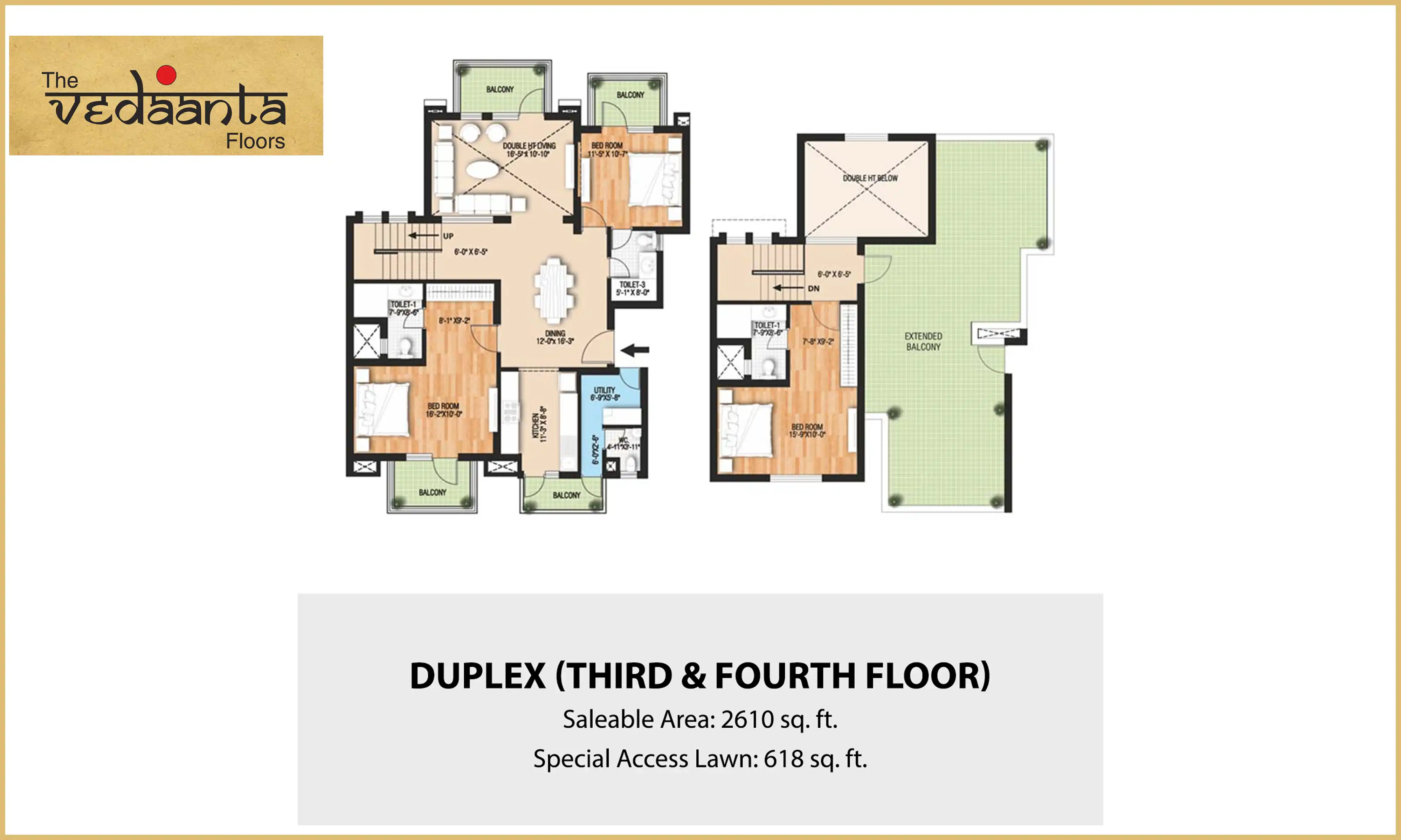 2610 Sqft